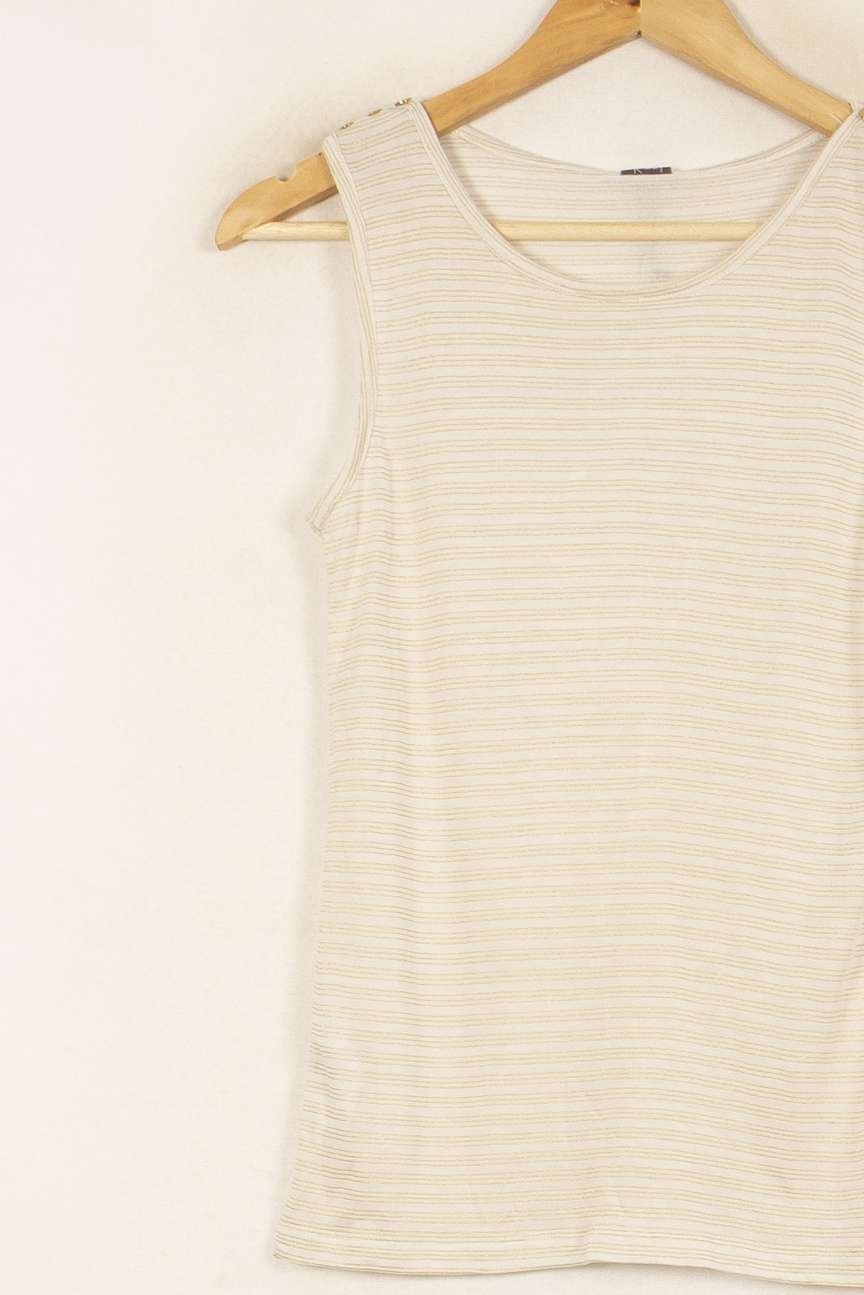 Tommy Badge T-shirt SAINT JAMES - Seconde Main White