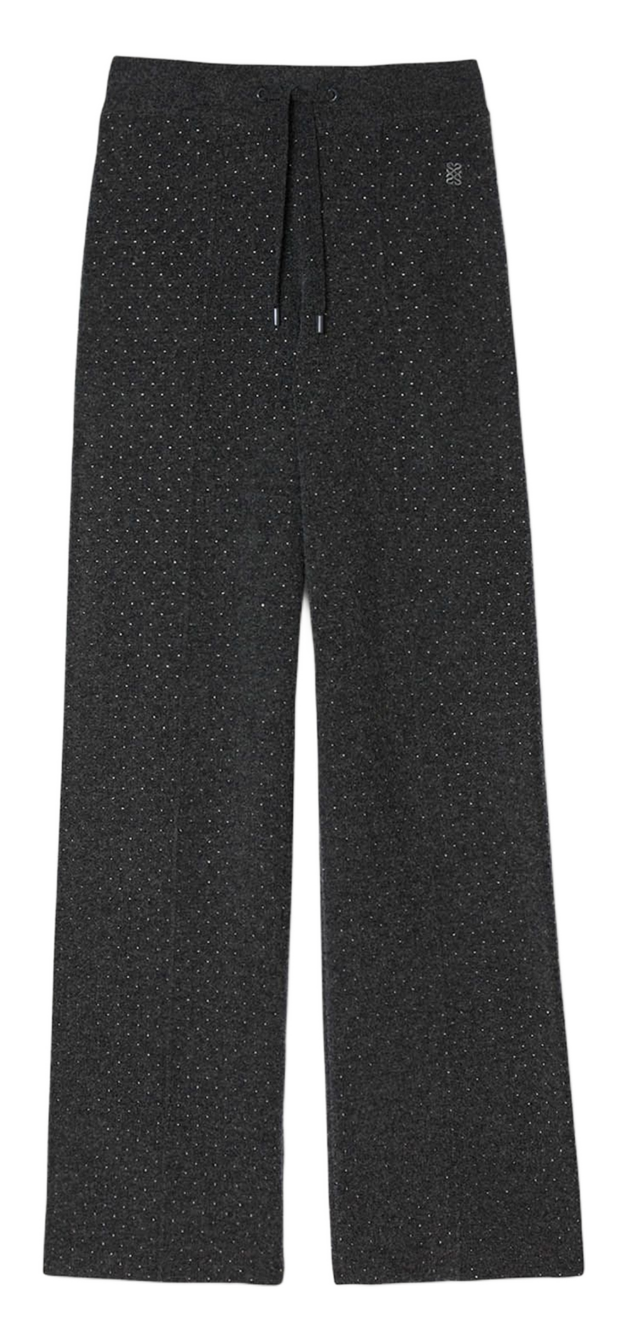 Declic wool-blend loose-fit trousers SANDRO Grey