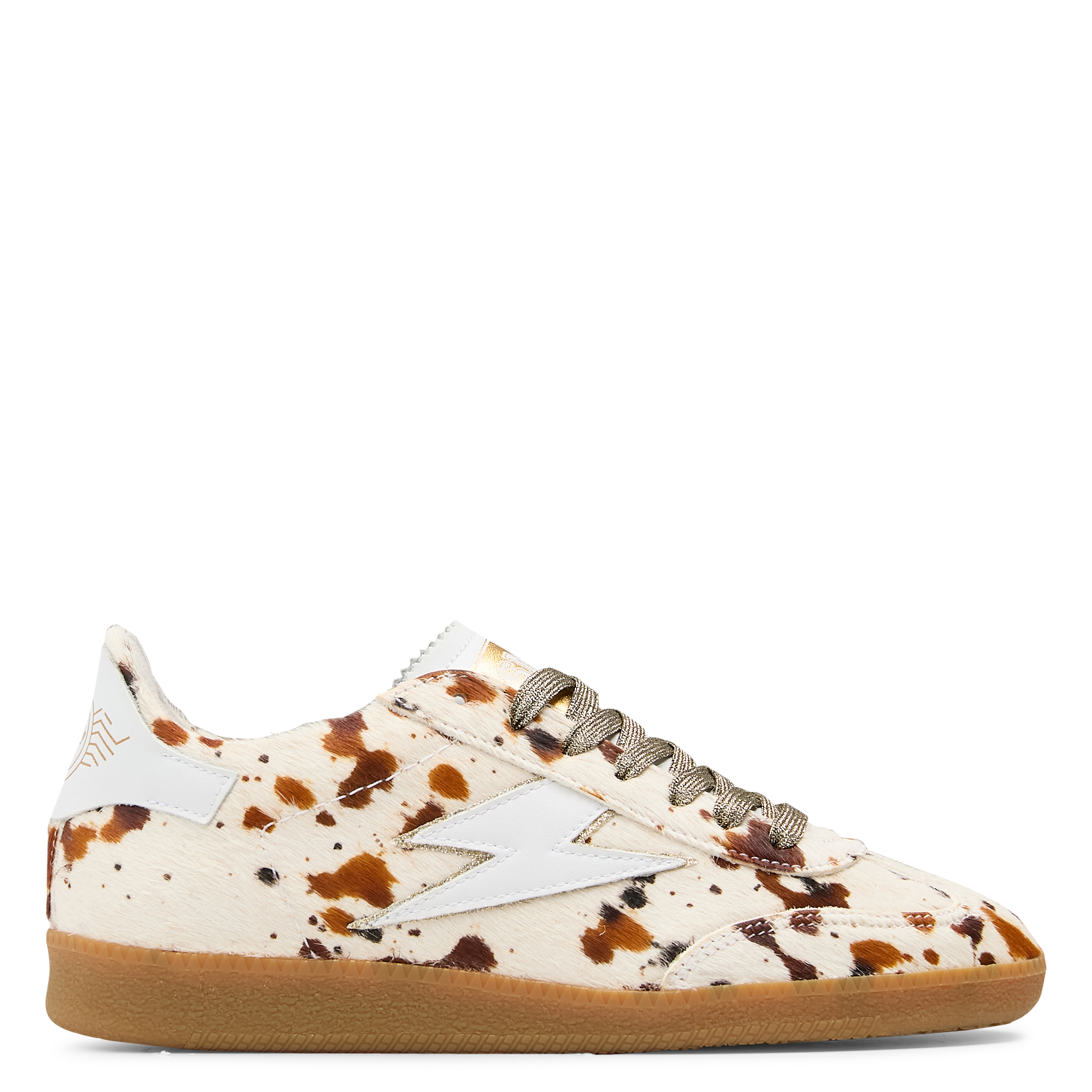 Baskets basses à motifs en cuir mélangé SEMERDJIAN - SMR Blanc