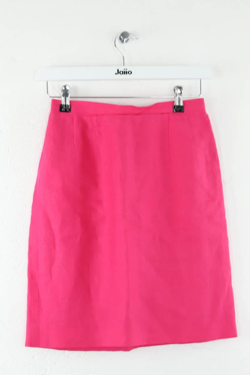 Linen mini-skirt KENZO - SECONDE MAIN Pink