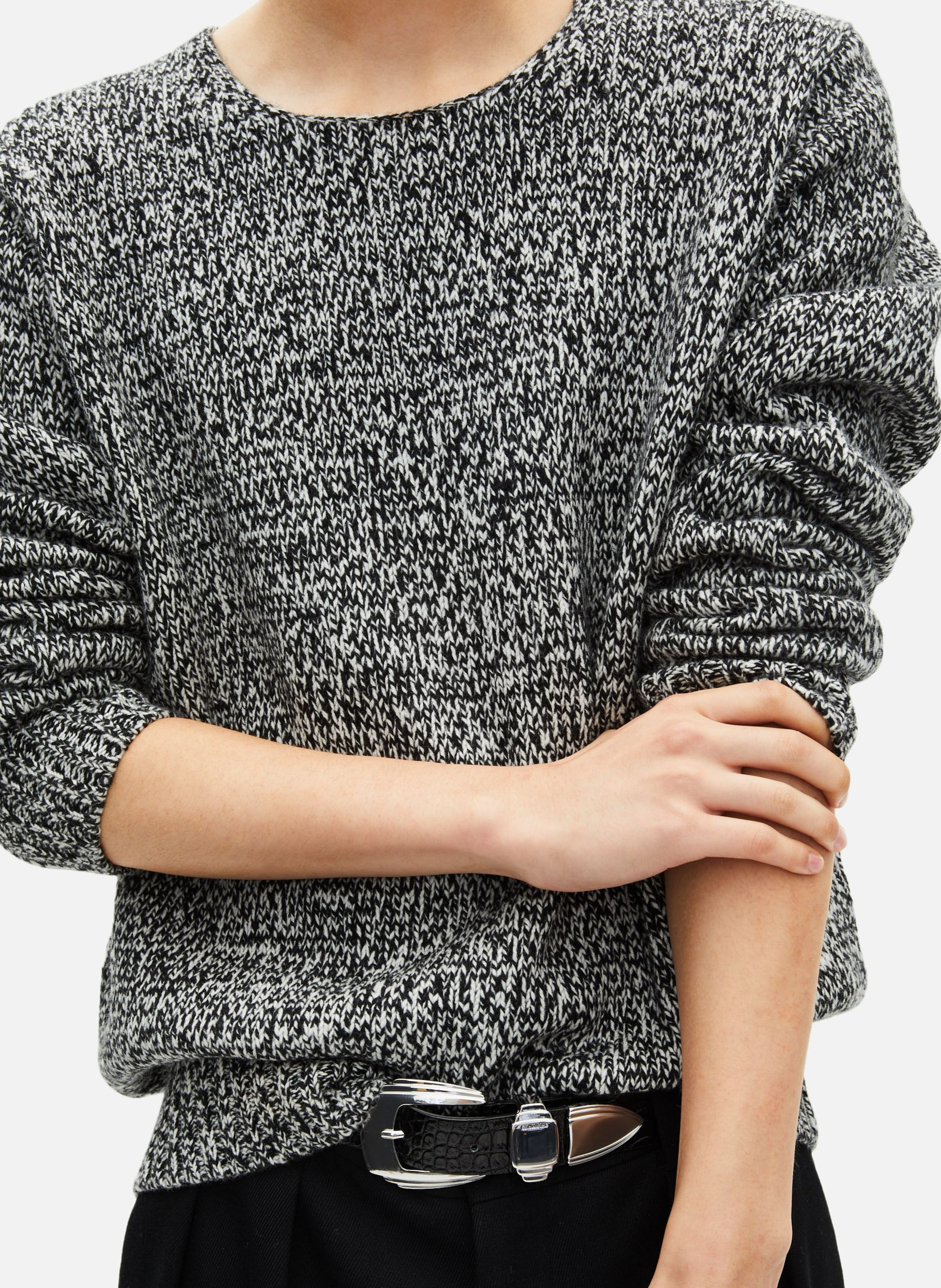 Mottled sweater THE KOOPLES Black