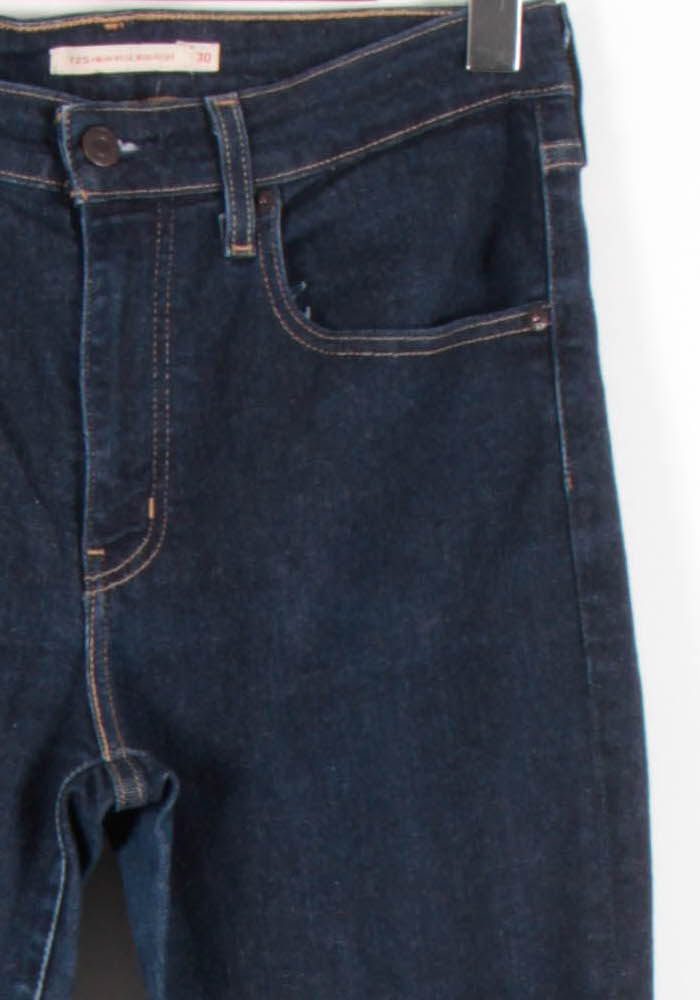 Cropped slim jeans with studs LEVI'S - Seconde main Blue