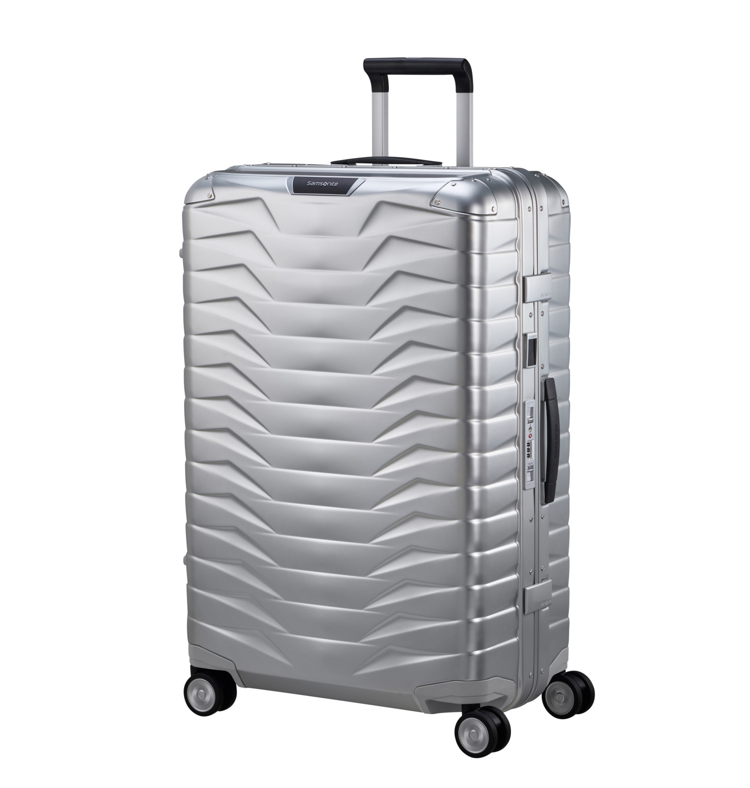 Proxis aluminum suitcase 4 wheels size L SAMSONITE Silver