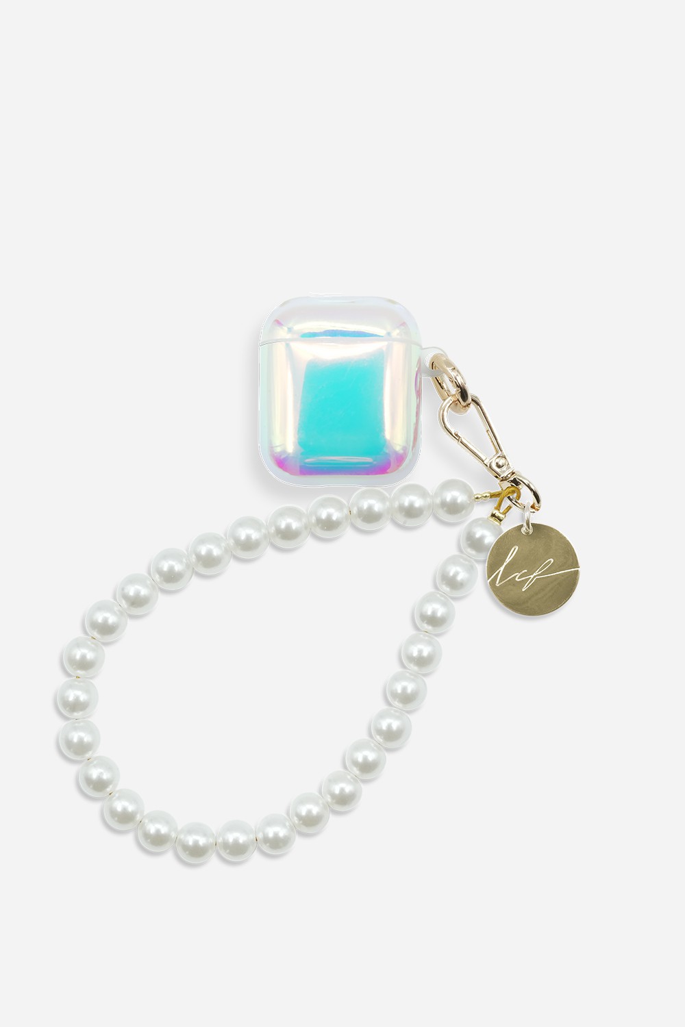 Holographic protective case for Airpods LA COQUE FRANCAISE Silver