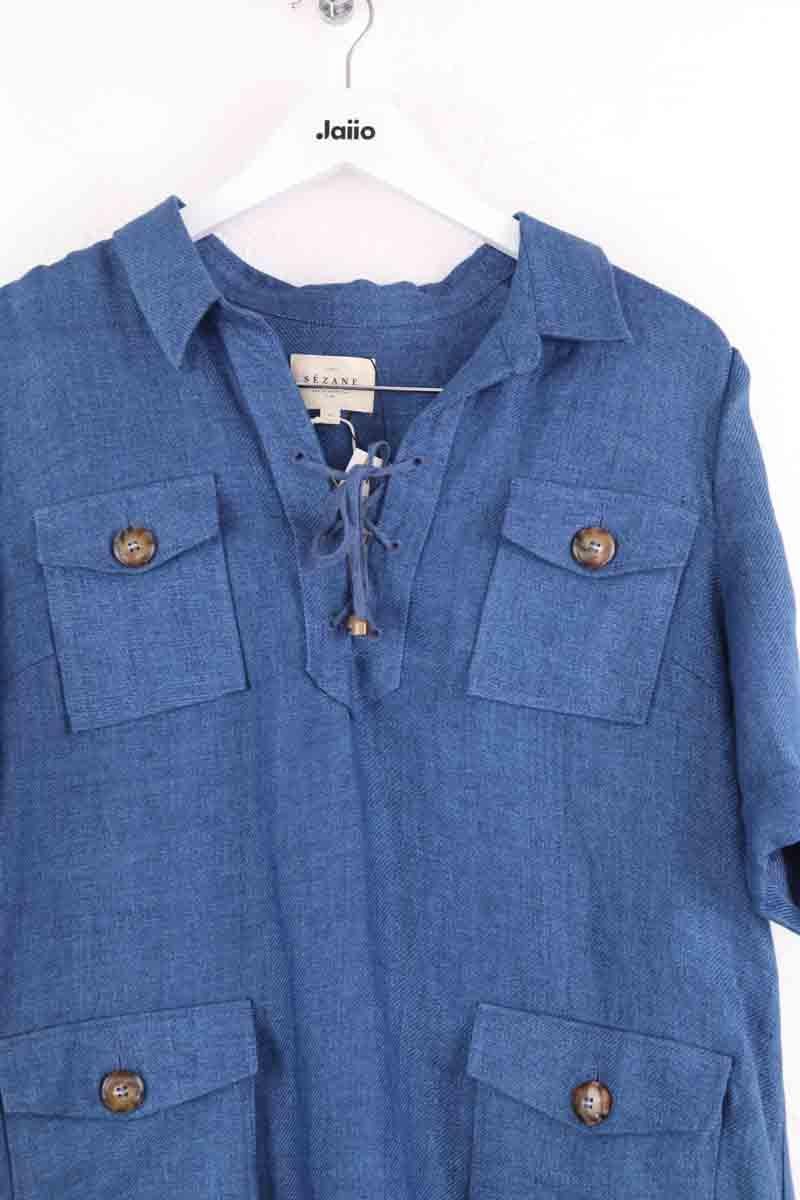 Robe SEZANE - Seconde main Bleu