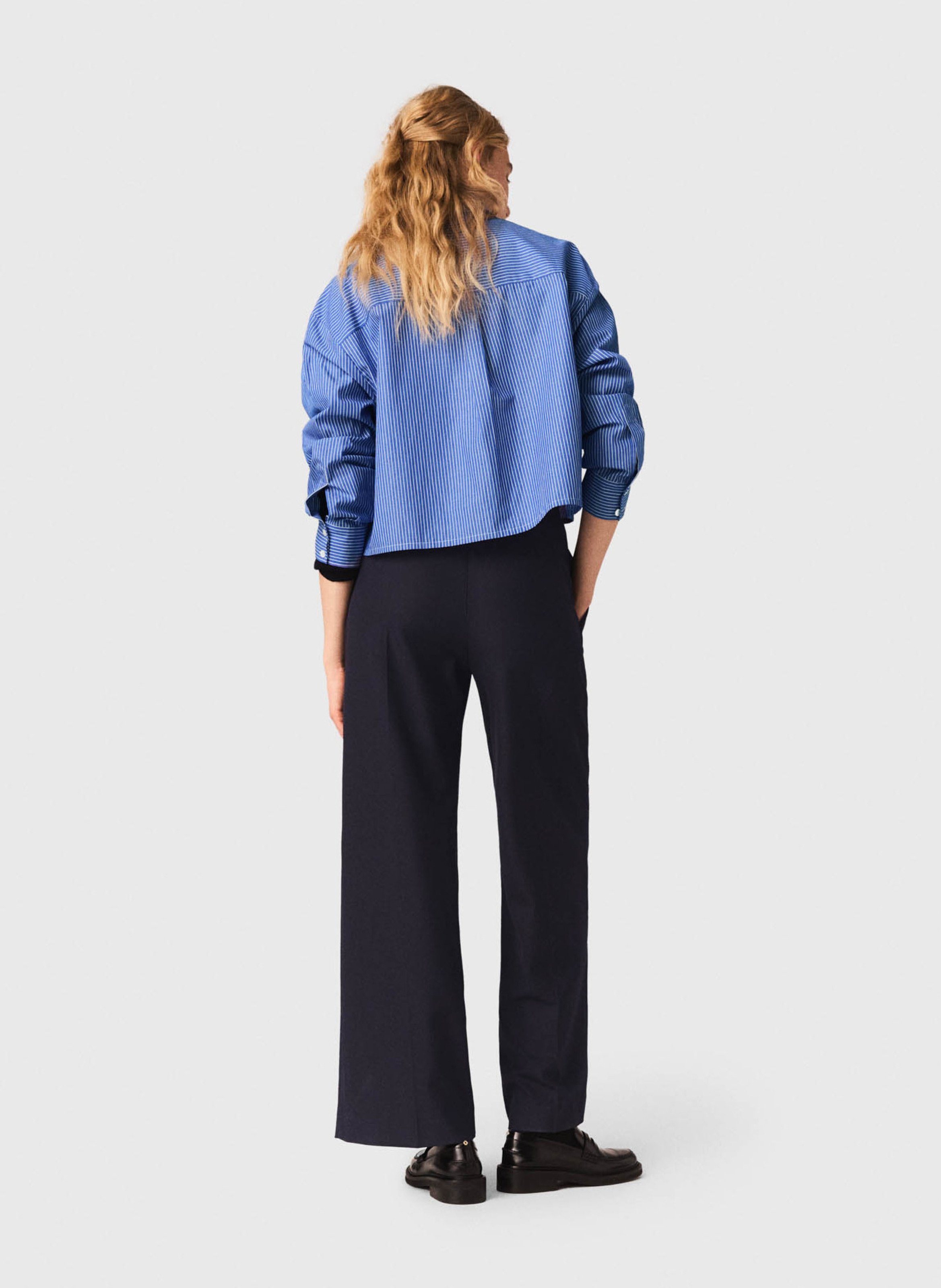 Wijde broek MAJE Zwart