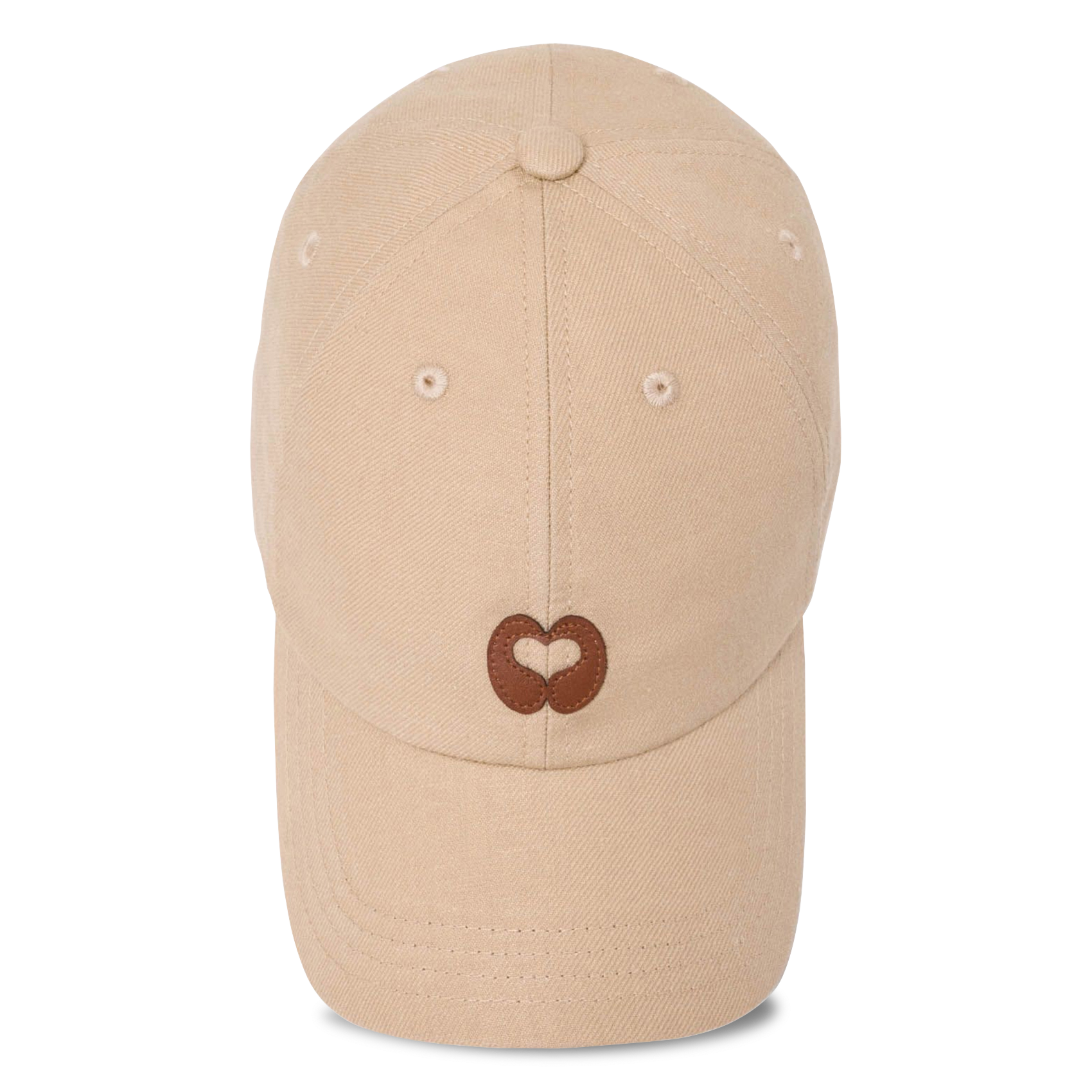 Casquette avec logo MAJE Beige