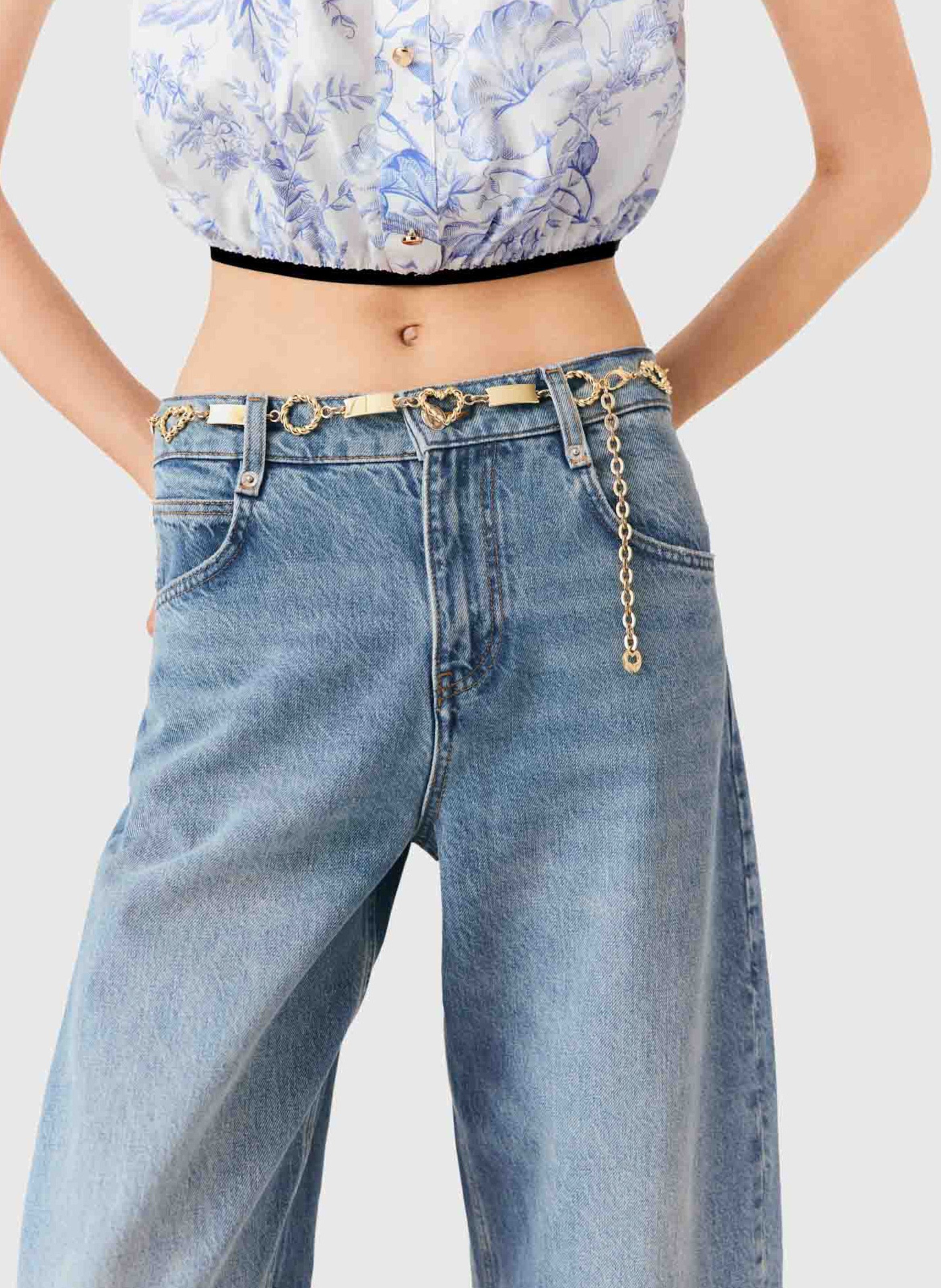 Ceinture chaine breloque MAJE Doré