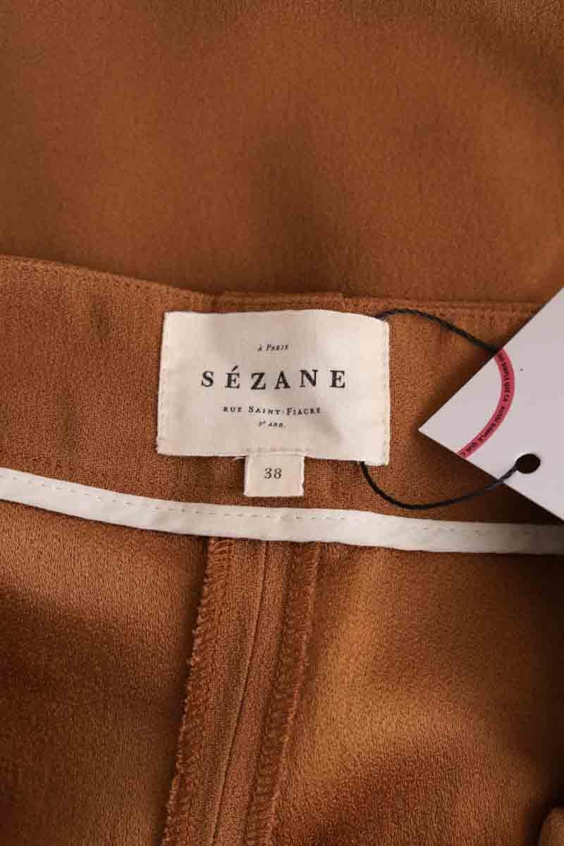 Wide-leg pants SEZANE - Seconde main Brown