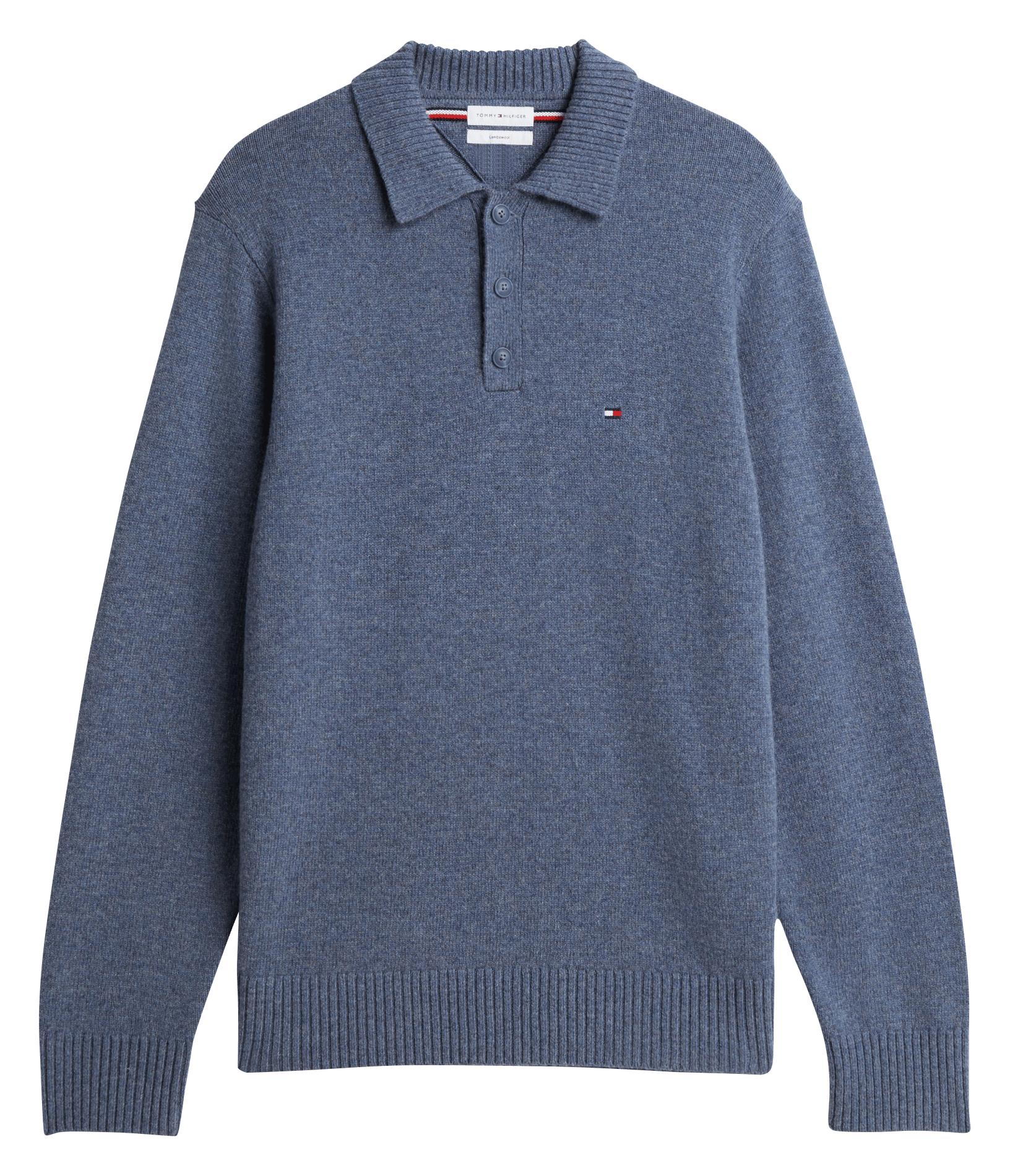 Straight-cut wool sweater TOMMY HILFIGER Blue