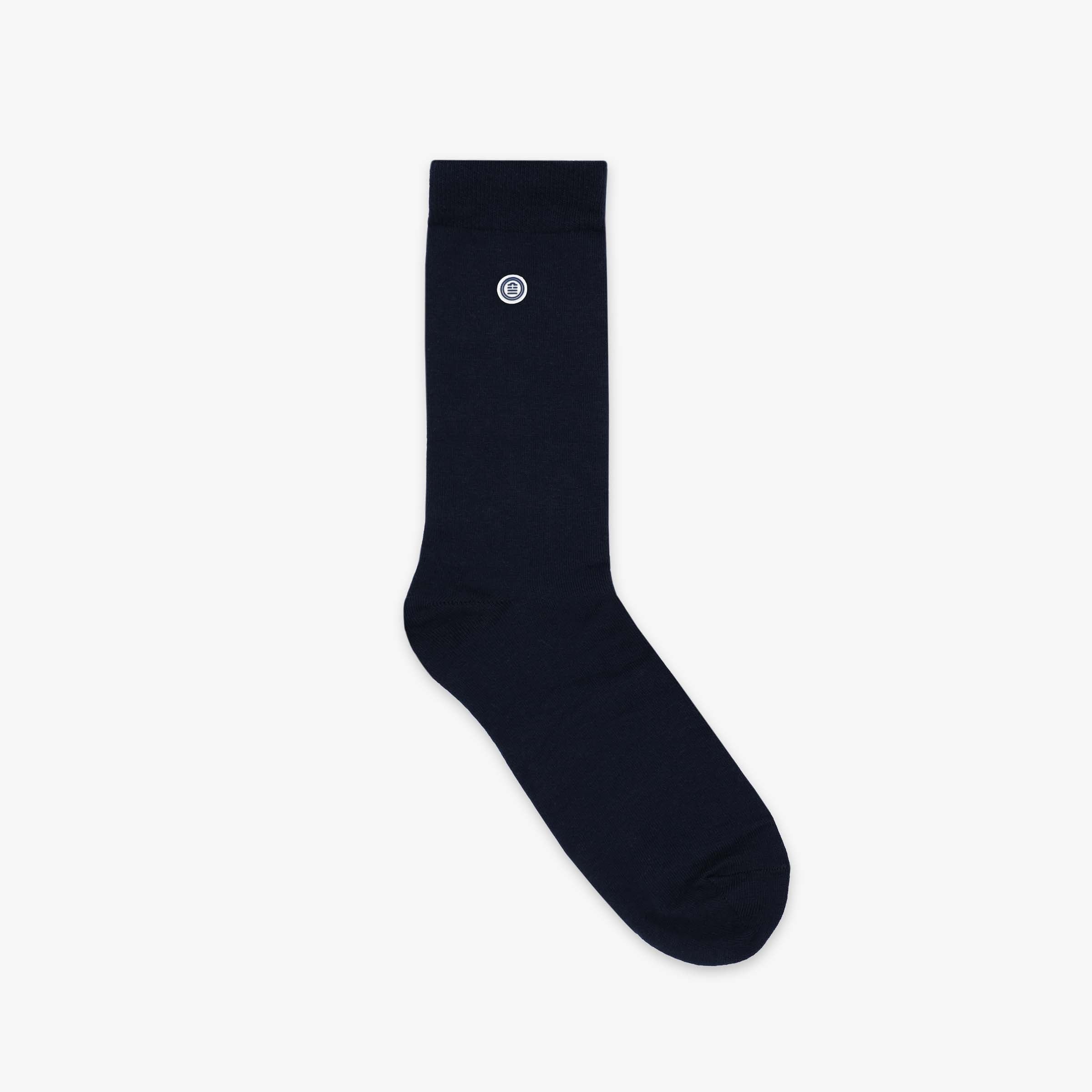 Pack of 3 pairs of plain and striped socks SERGE BLANCO Multicolored