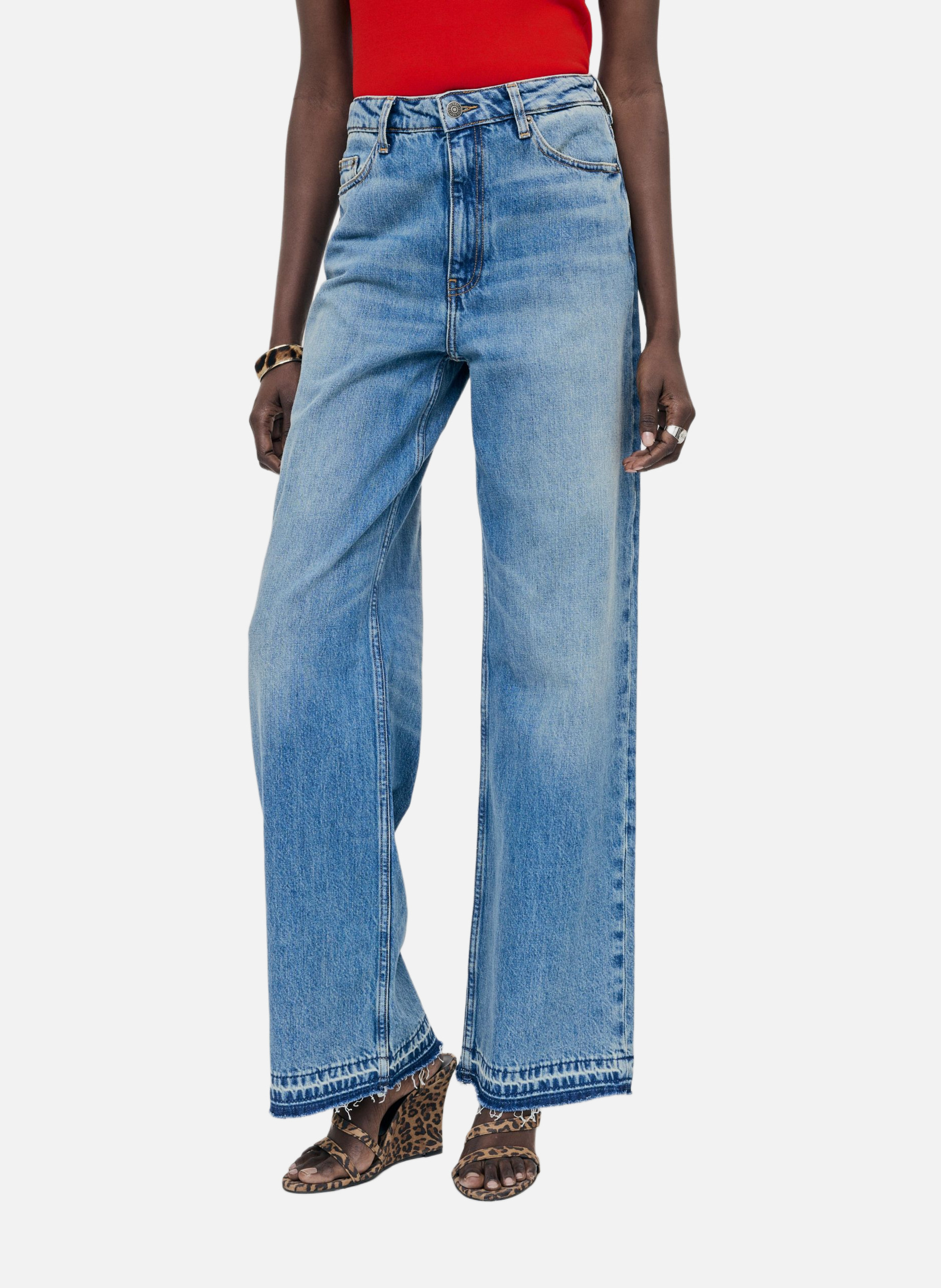 Wide-leg jeans THE KOOPLES Blue
