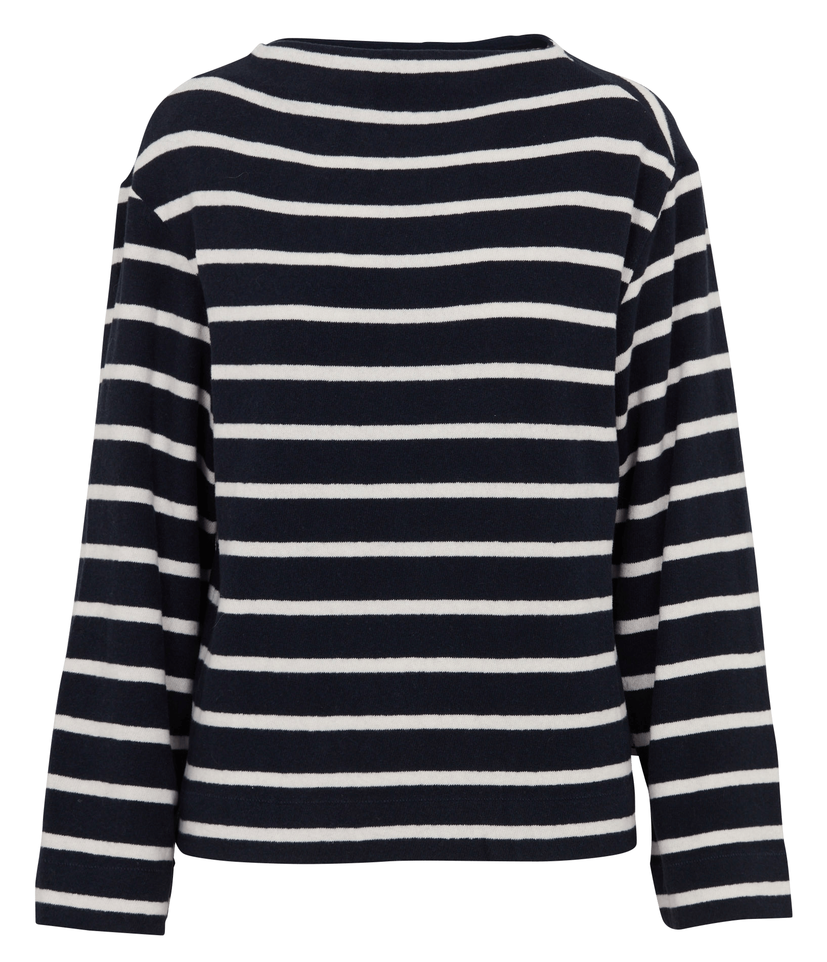 Gestreifter Oversized-Pullover aus Baumwollmischung BELLEROSE Mehrfarbig
