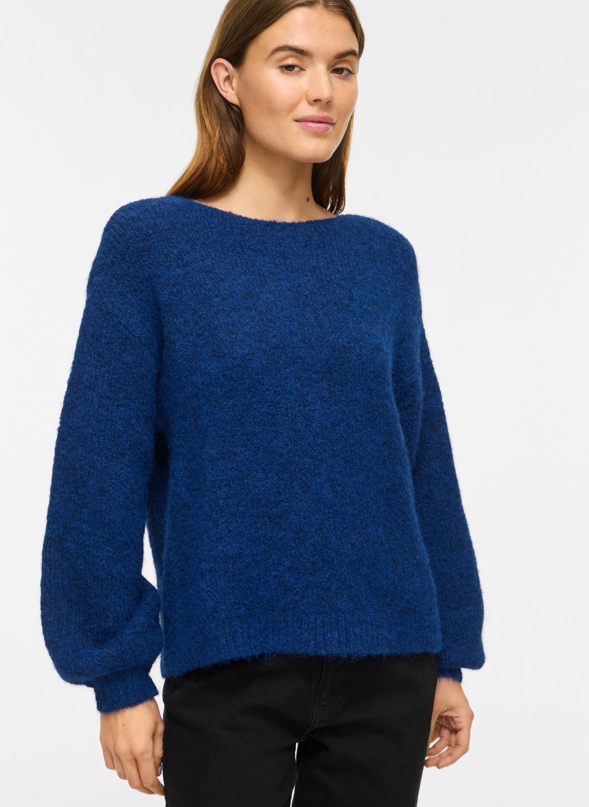 Round-neck sweater VILA Blue