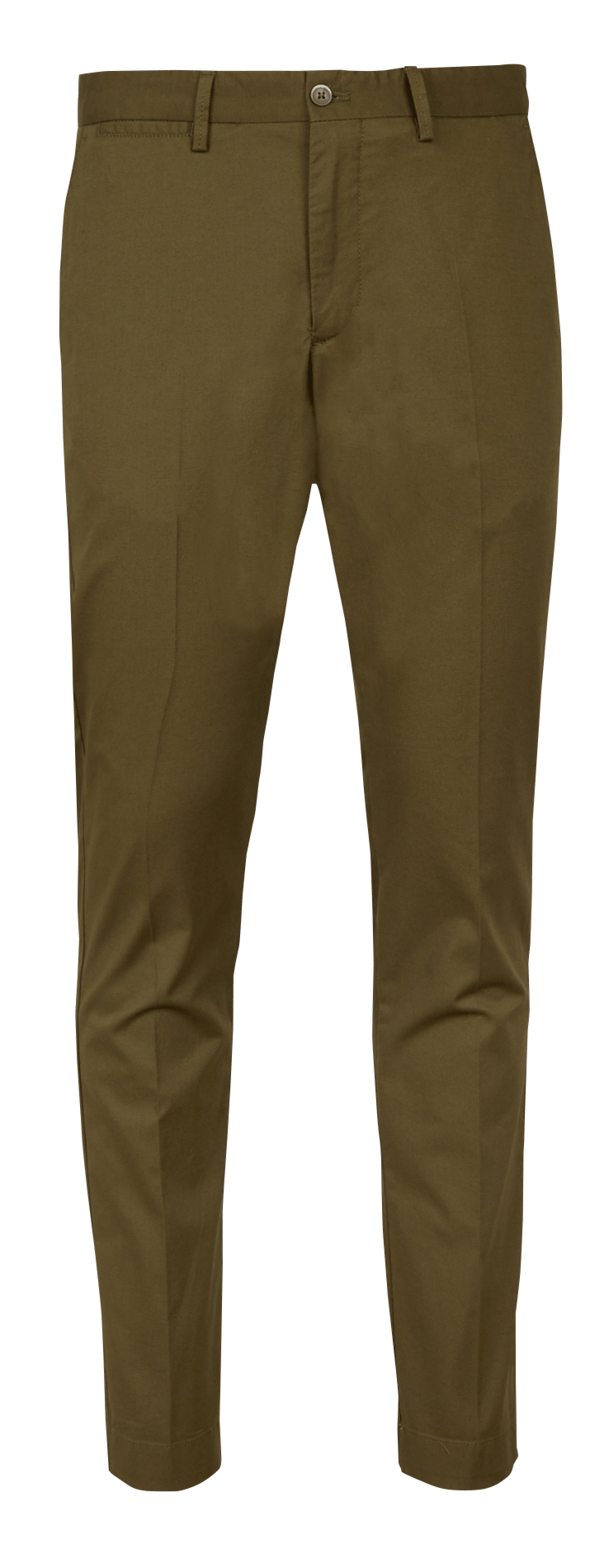 Pantalon droit en coton mélangé HACKETT Vert