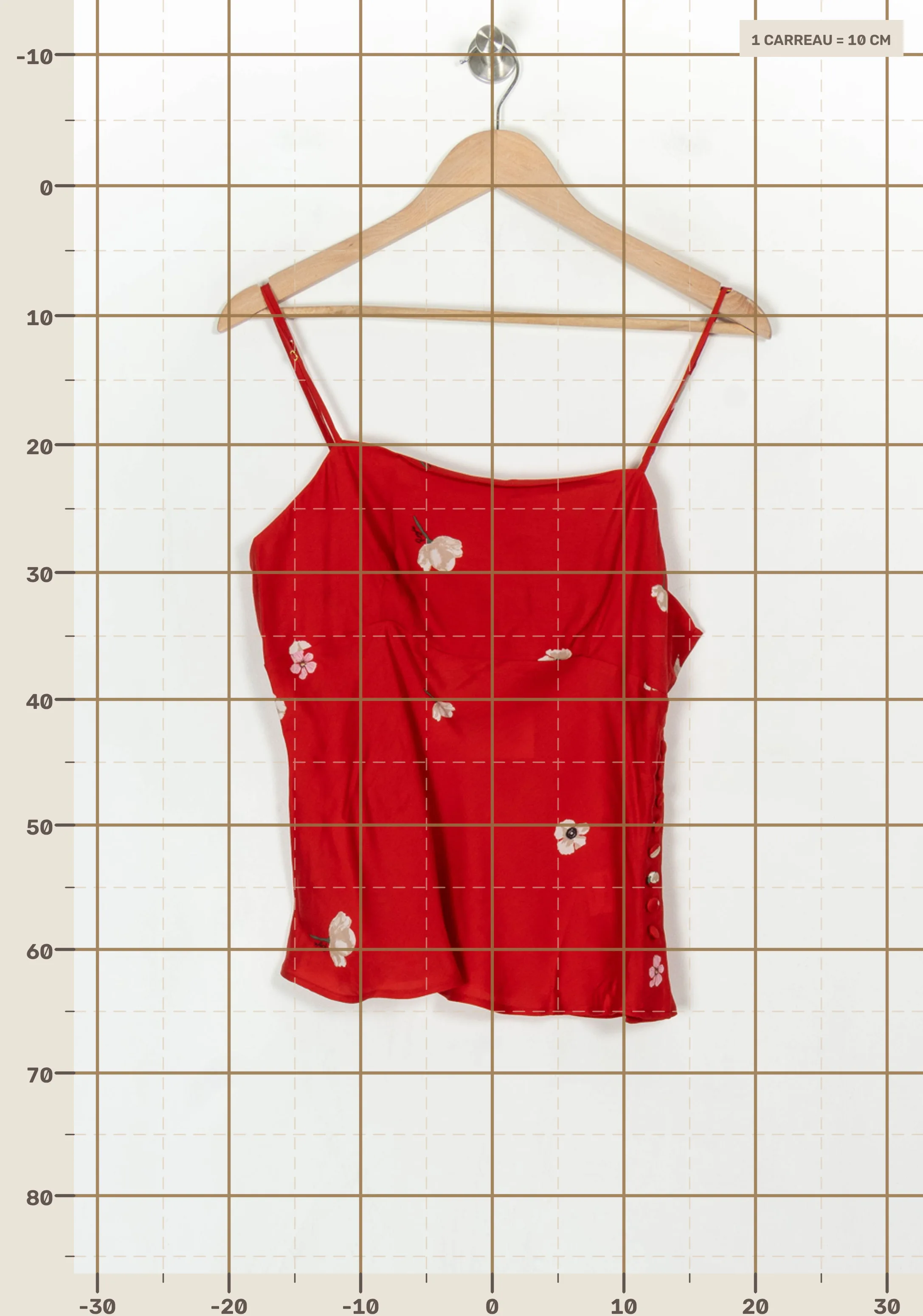 Top & tank top ROUJE - Seconde Main Red