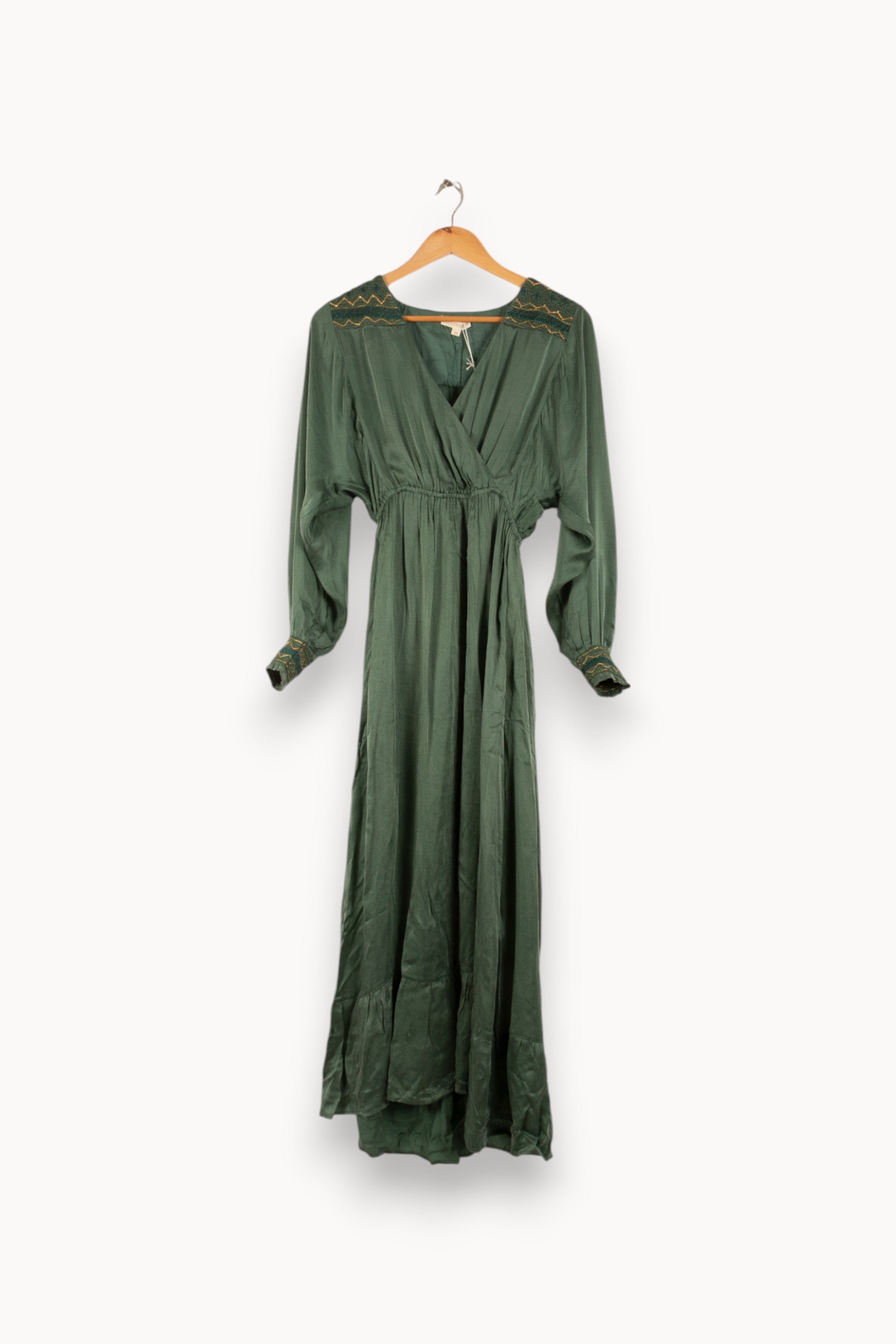 Long dress LOUISE MISHA - Seconde Main Green
