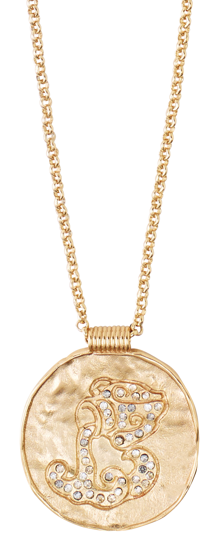 Halssnoer met medaillon met sterrenbeeld MAJE Goudkleurig