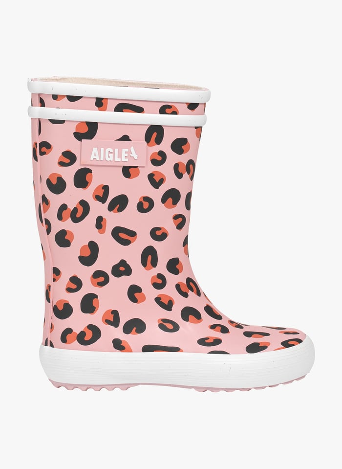 Multicolored Leopard rainboots