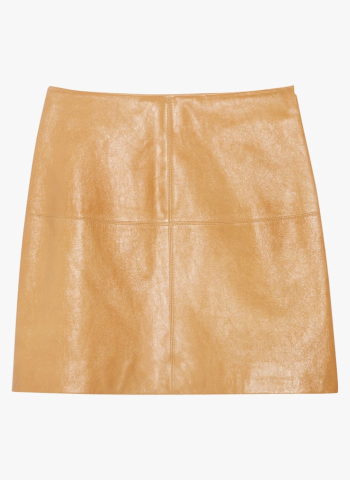 Jupe cuir claudie sales pierlot