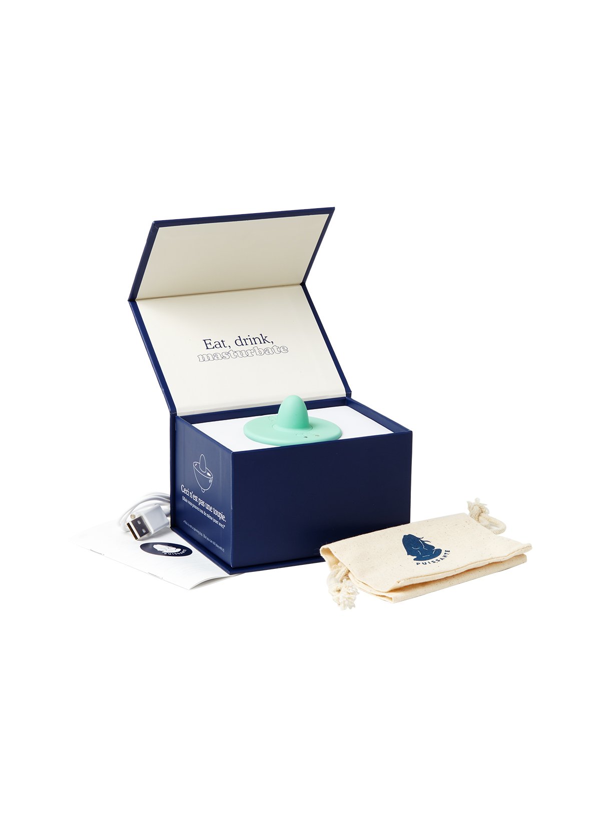 Toupie, stimulateur clitoridien PUISSANTE Vert