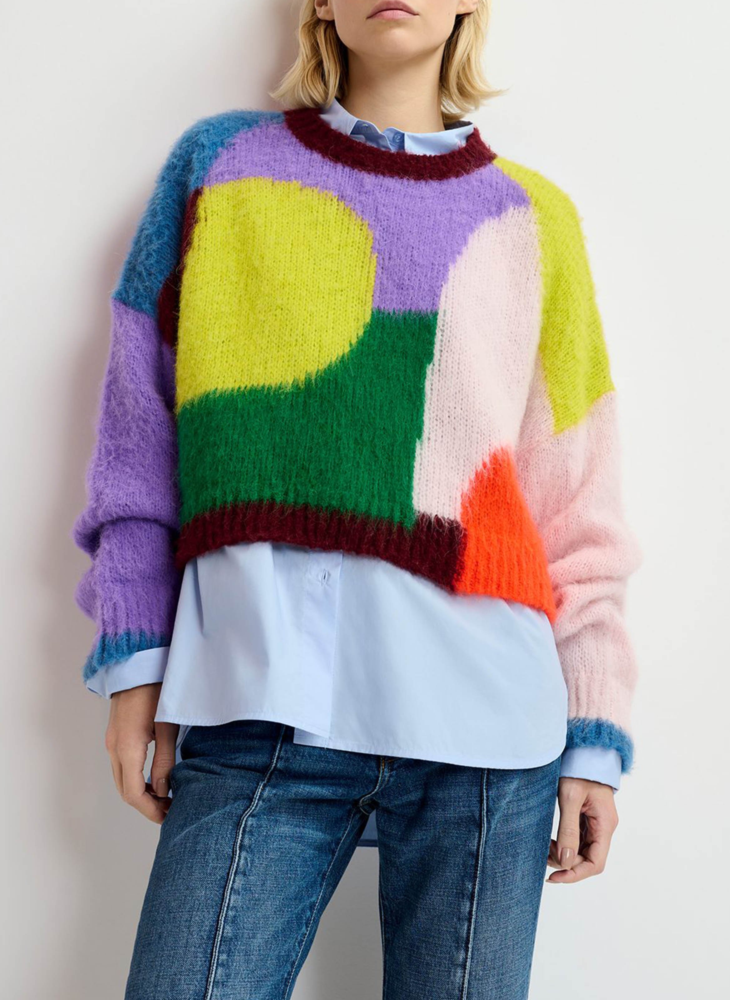 Knit Sweater Sweater Essentiel Essentiel Antwerp Gekleurde Trui