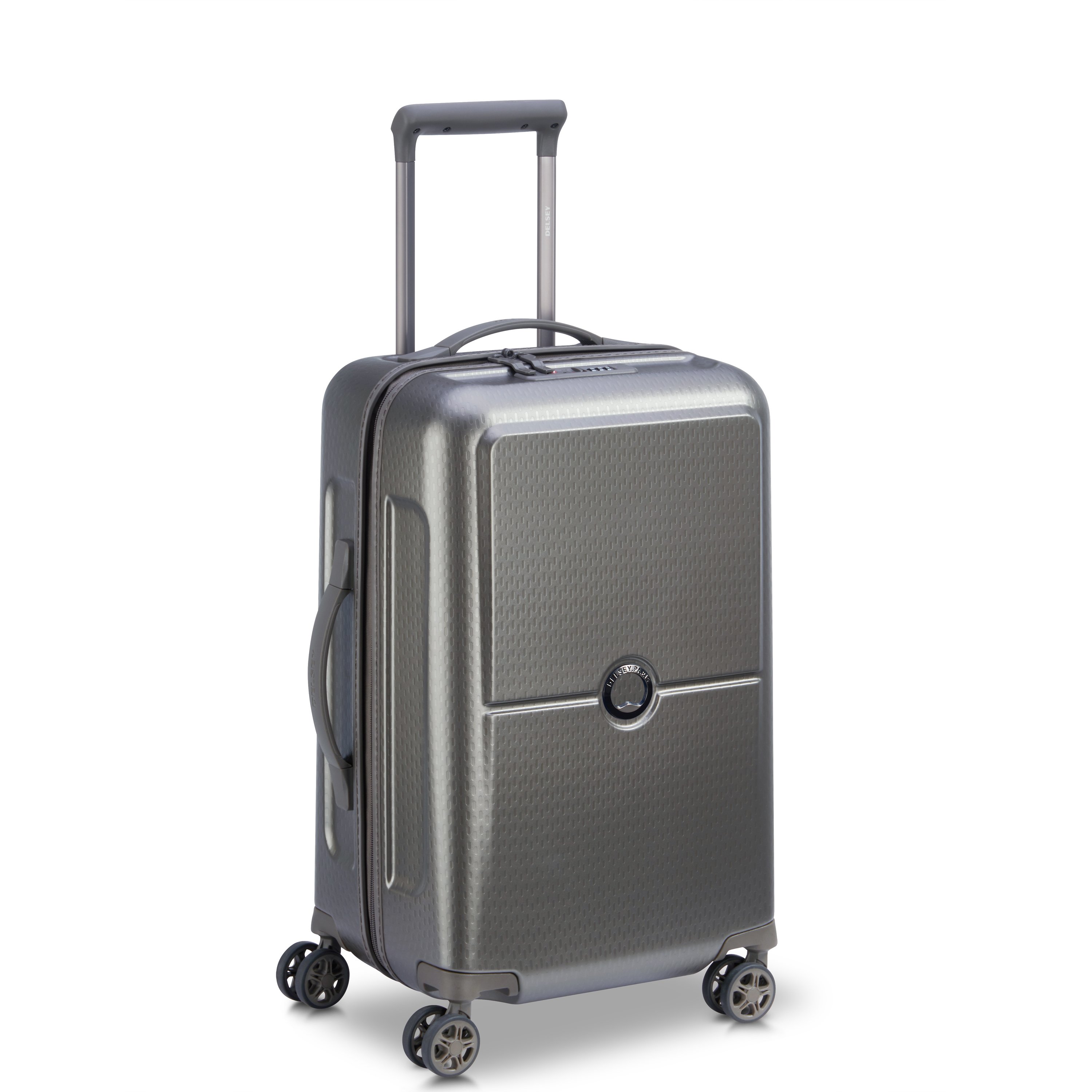 Rigid cabin suitcase Silver