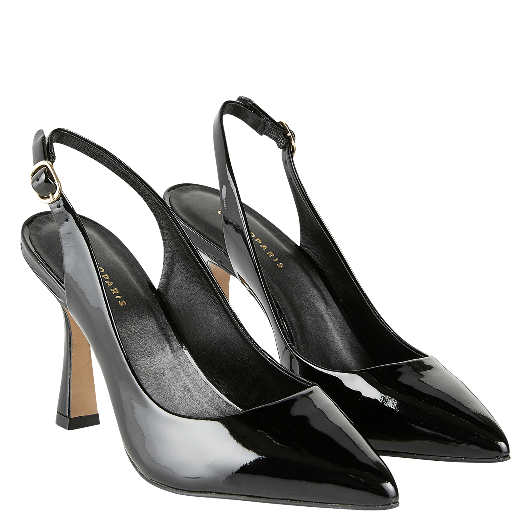 Camelia patent leather high heels  COSMOPARIS Black