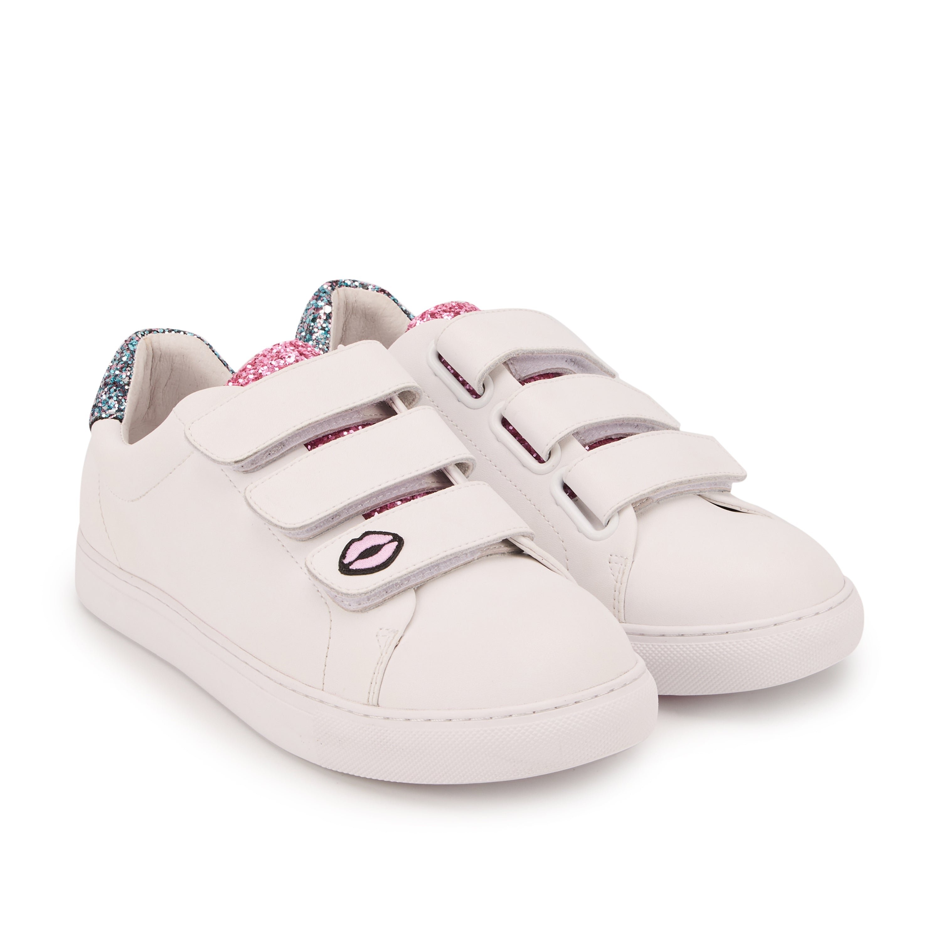 Jimmy leather sneakers BONS BAISERS PARIS White