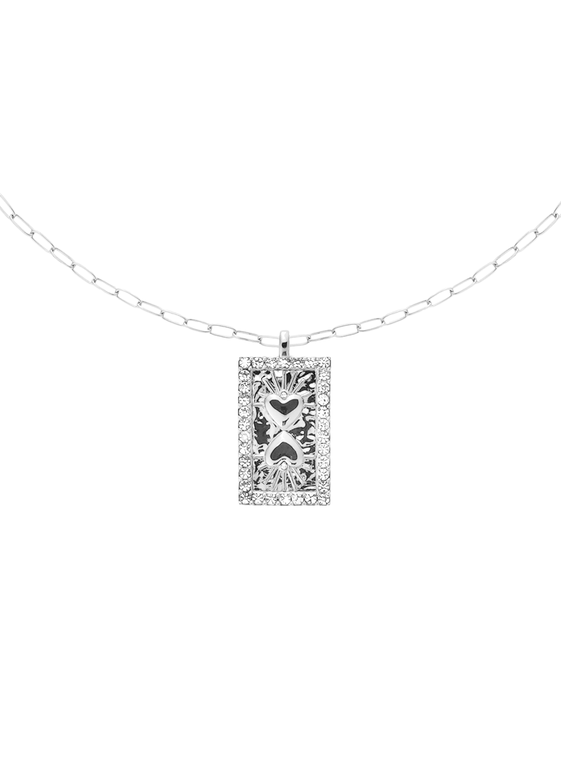 Chain necklace with central pendant HIPANEMA Silver