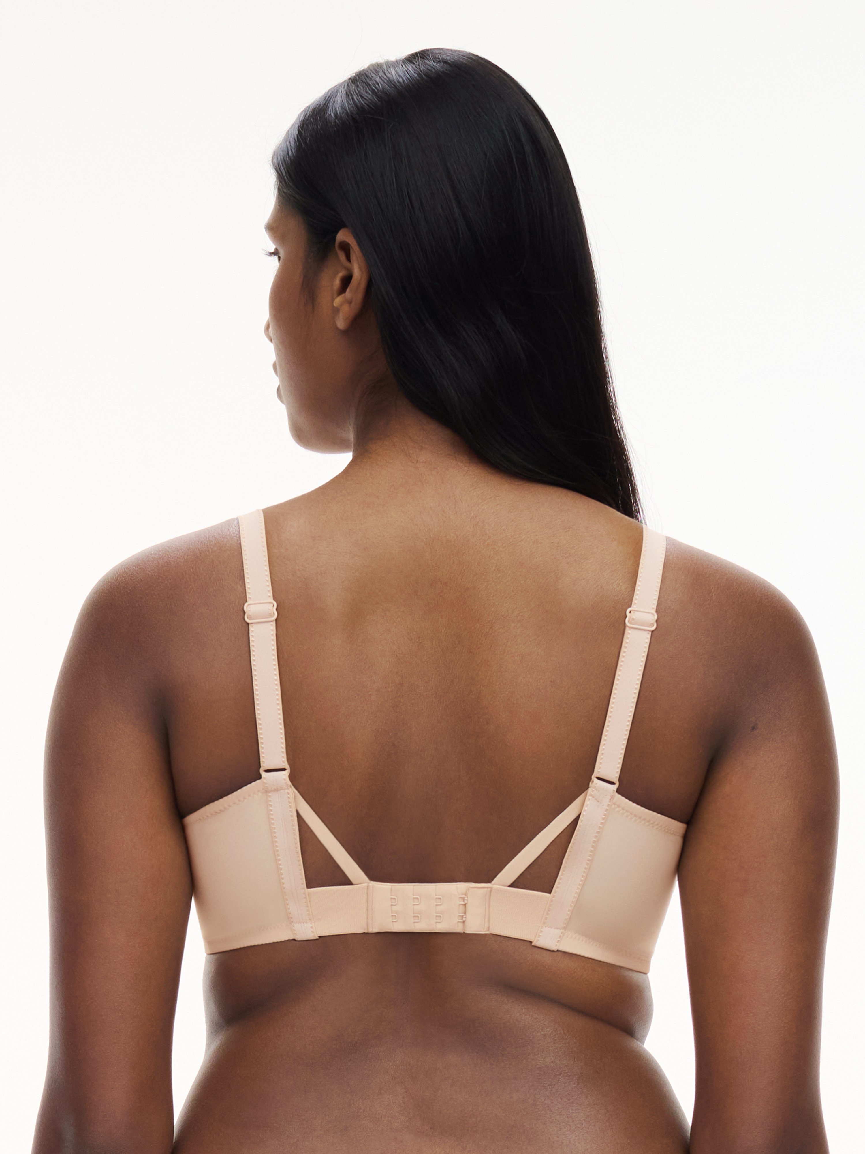 Non-wired support bra Beige