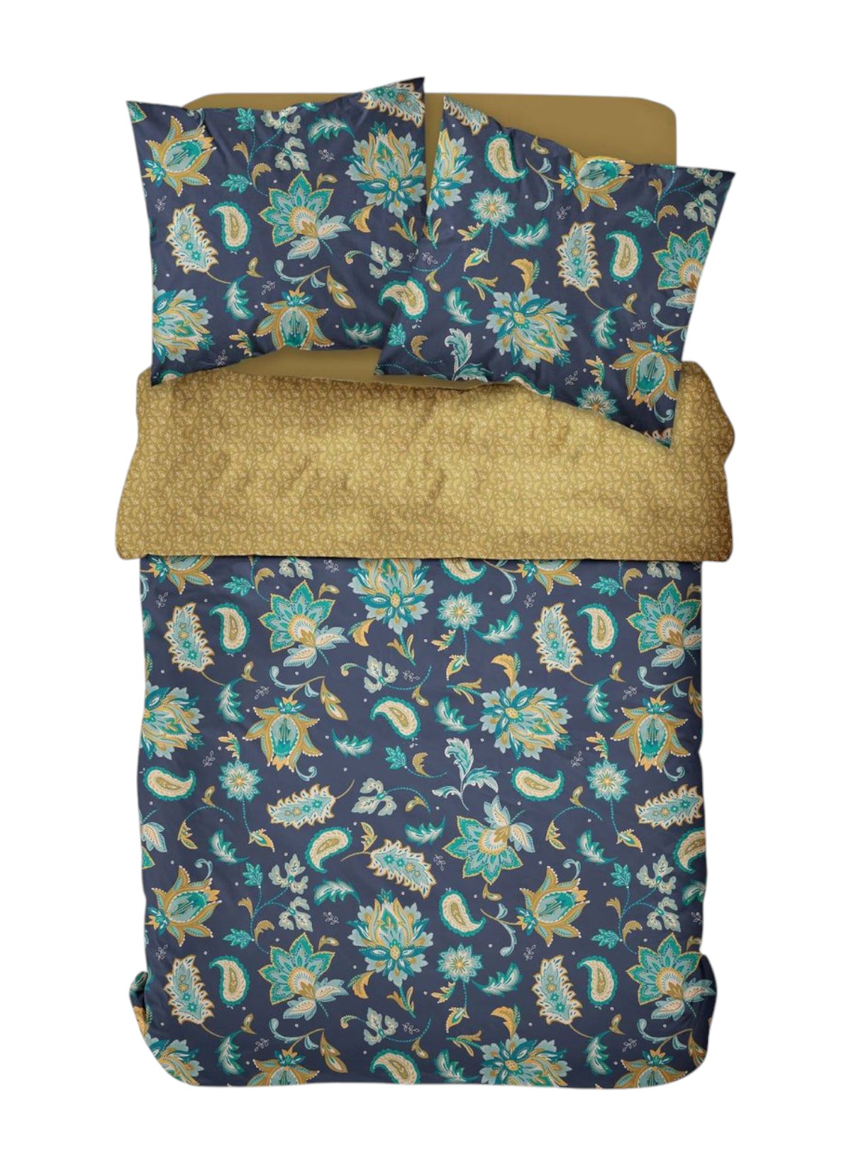 Printed cotton bed set TODAY LINGE DE MAISON Black