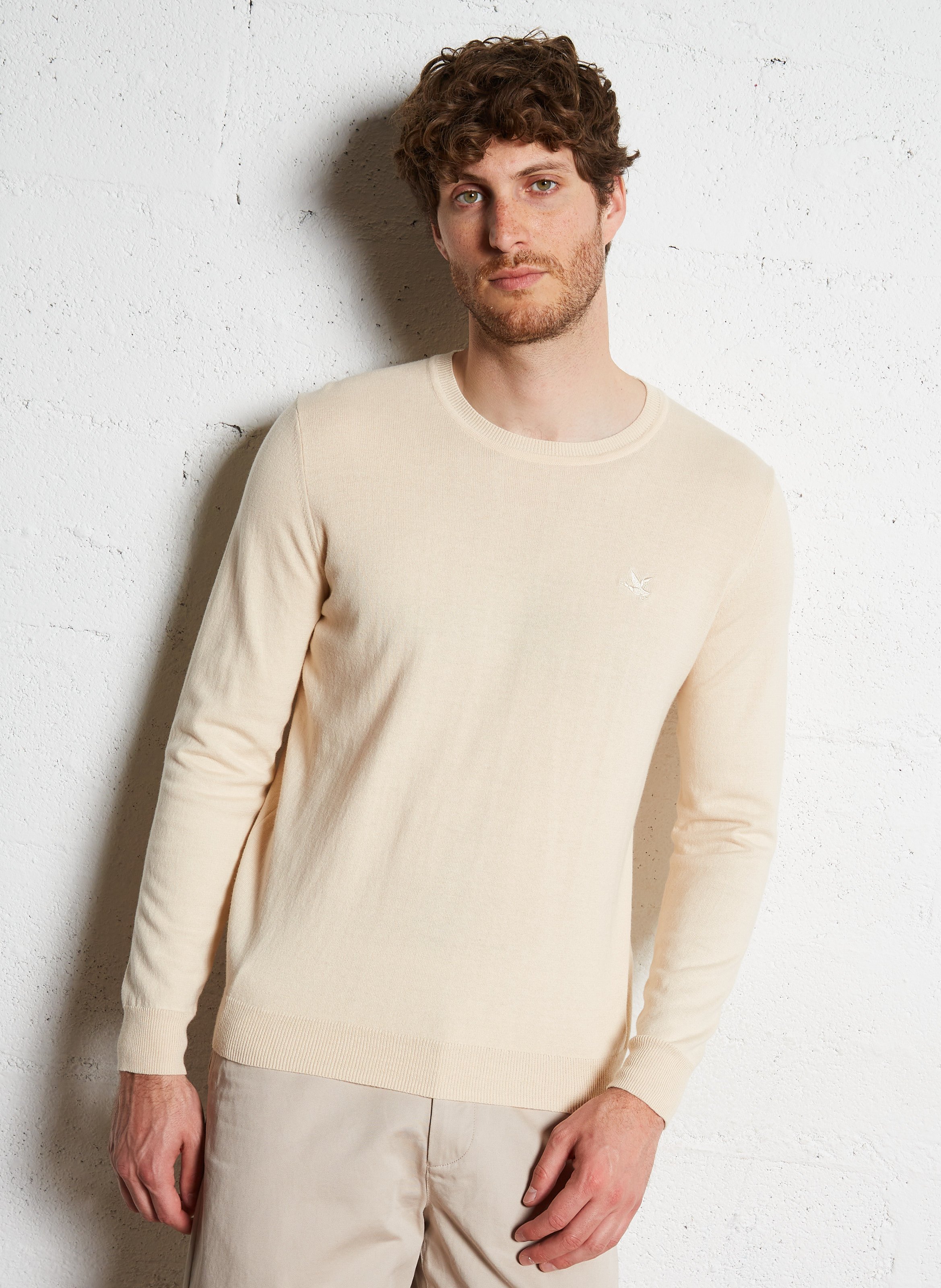 Colour block cotton sweater CHEVIGNON