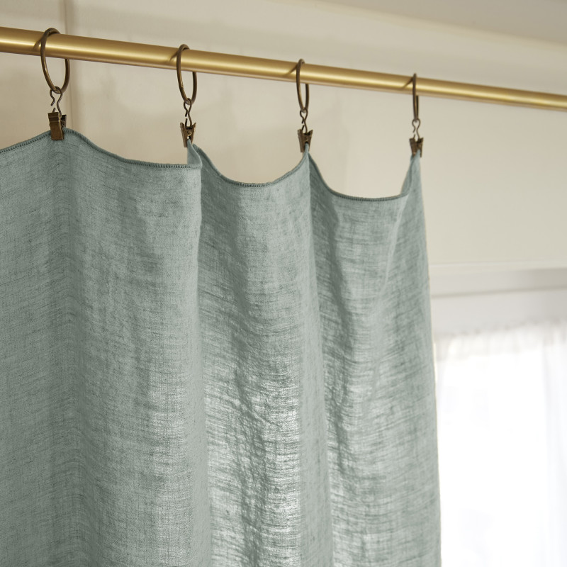 Blackout and Thermal Curtains L'EFFET PAPILLON Blue