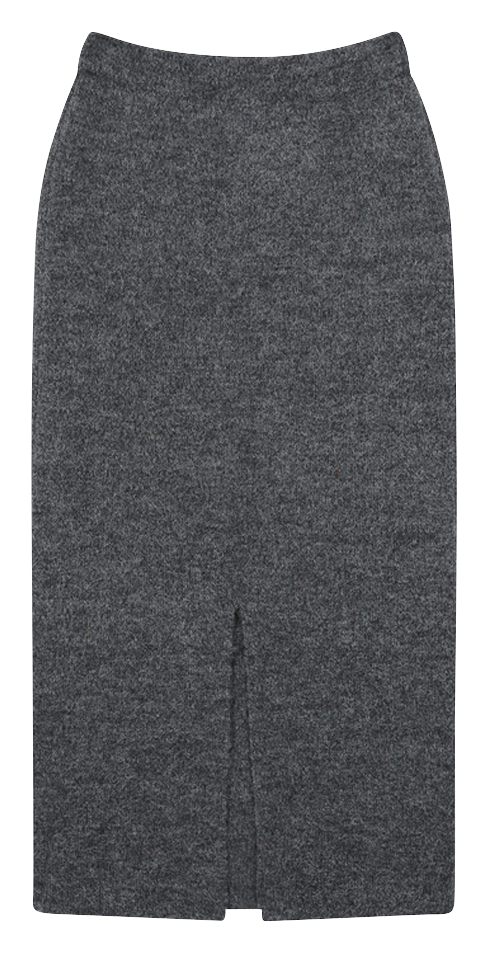 Fitted solid knit pencil skirt GRACE ET MILA Grey