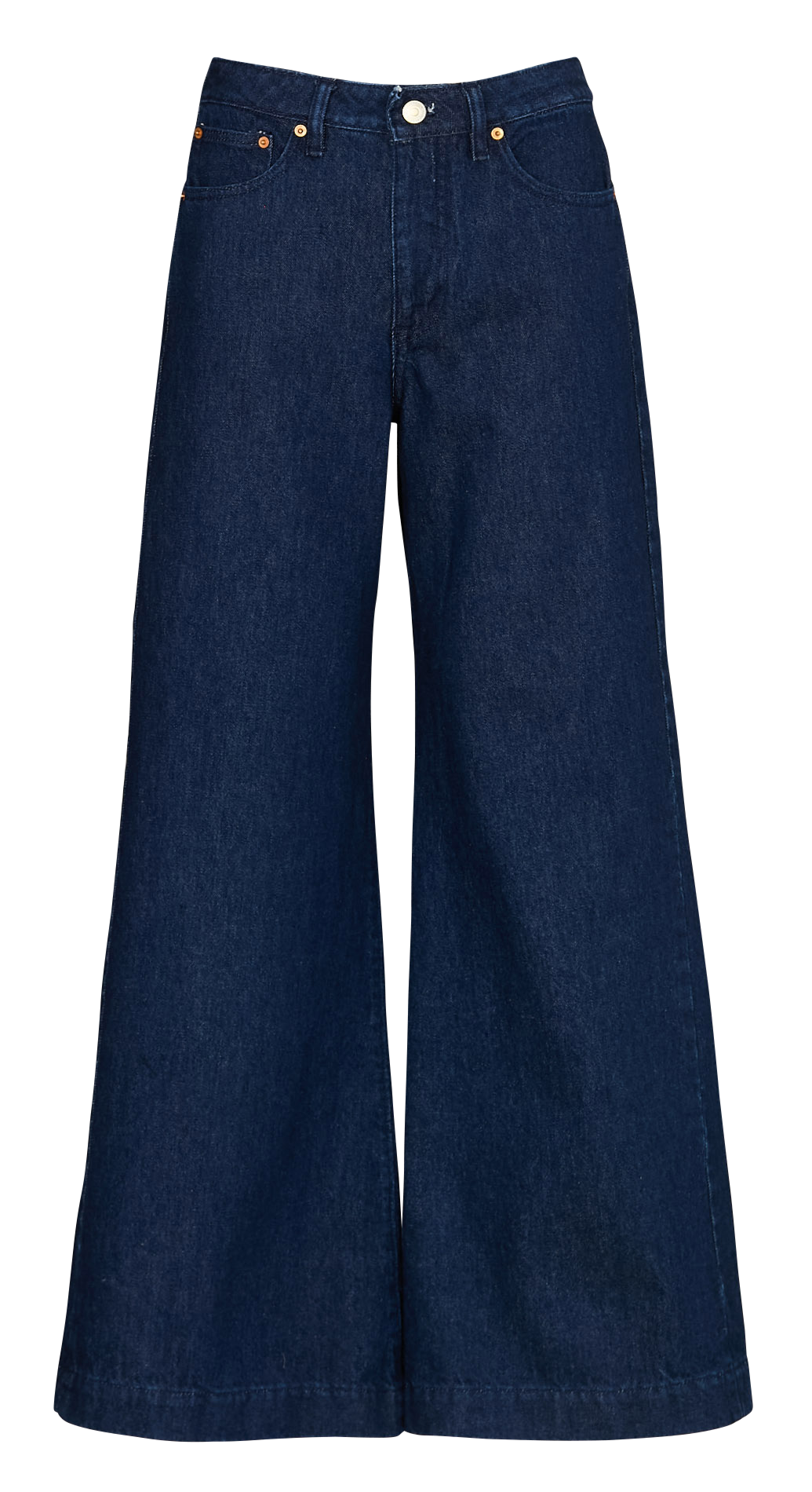Wijde jeans - katoenblend ACQUAVERDE Blauw
