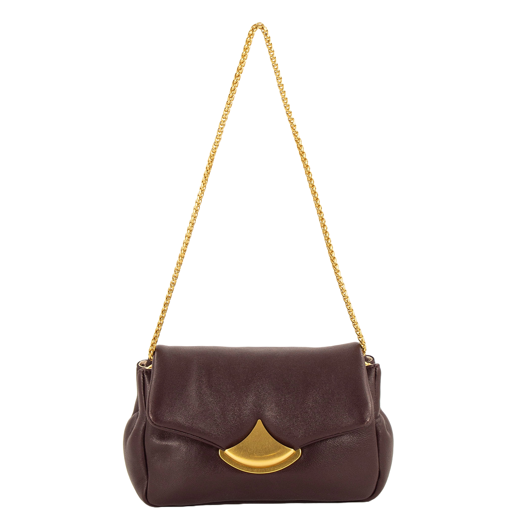 Sac bandoulière en cuir SESSUN Marron