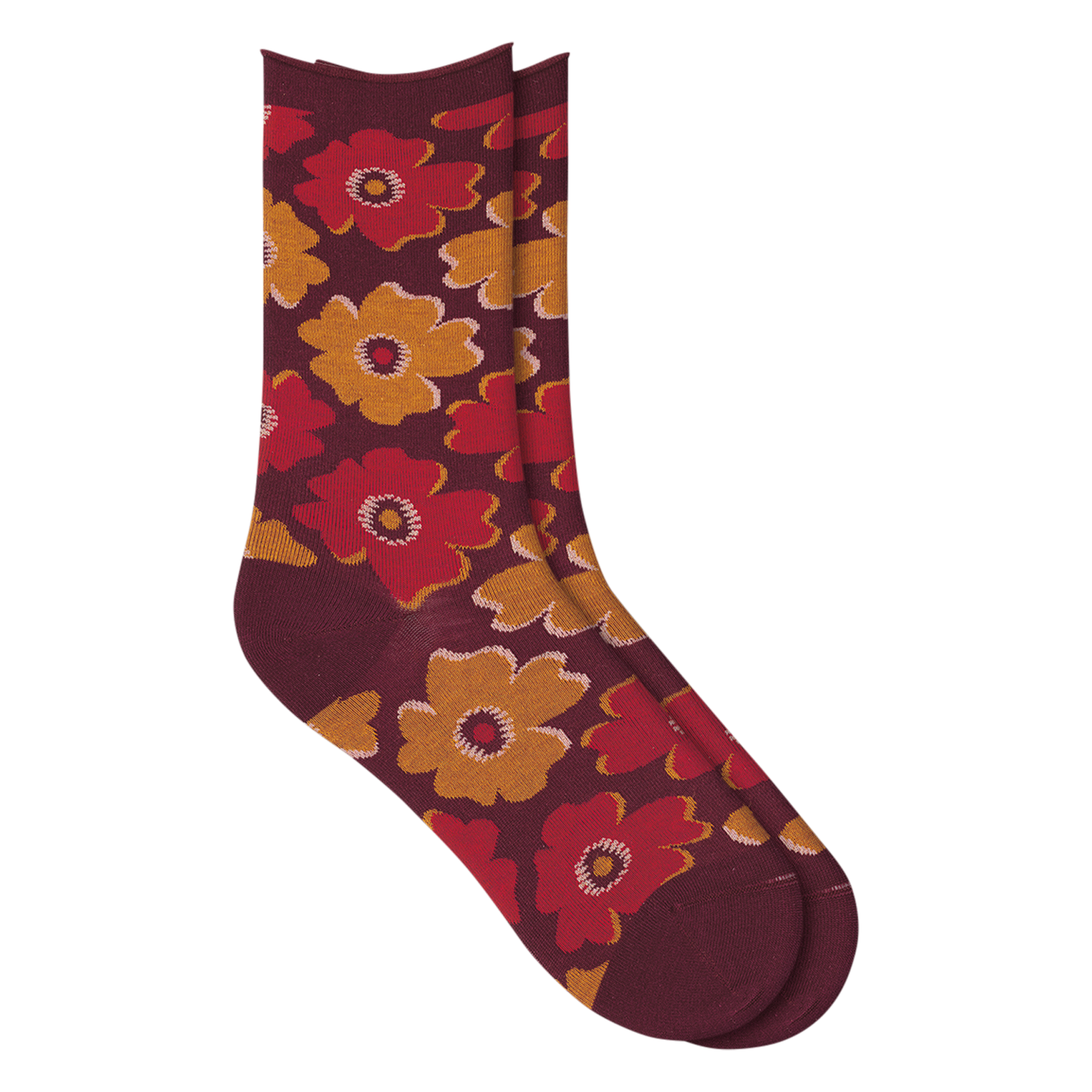 Printed cotton-blend socks BLEUFORET