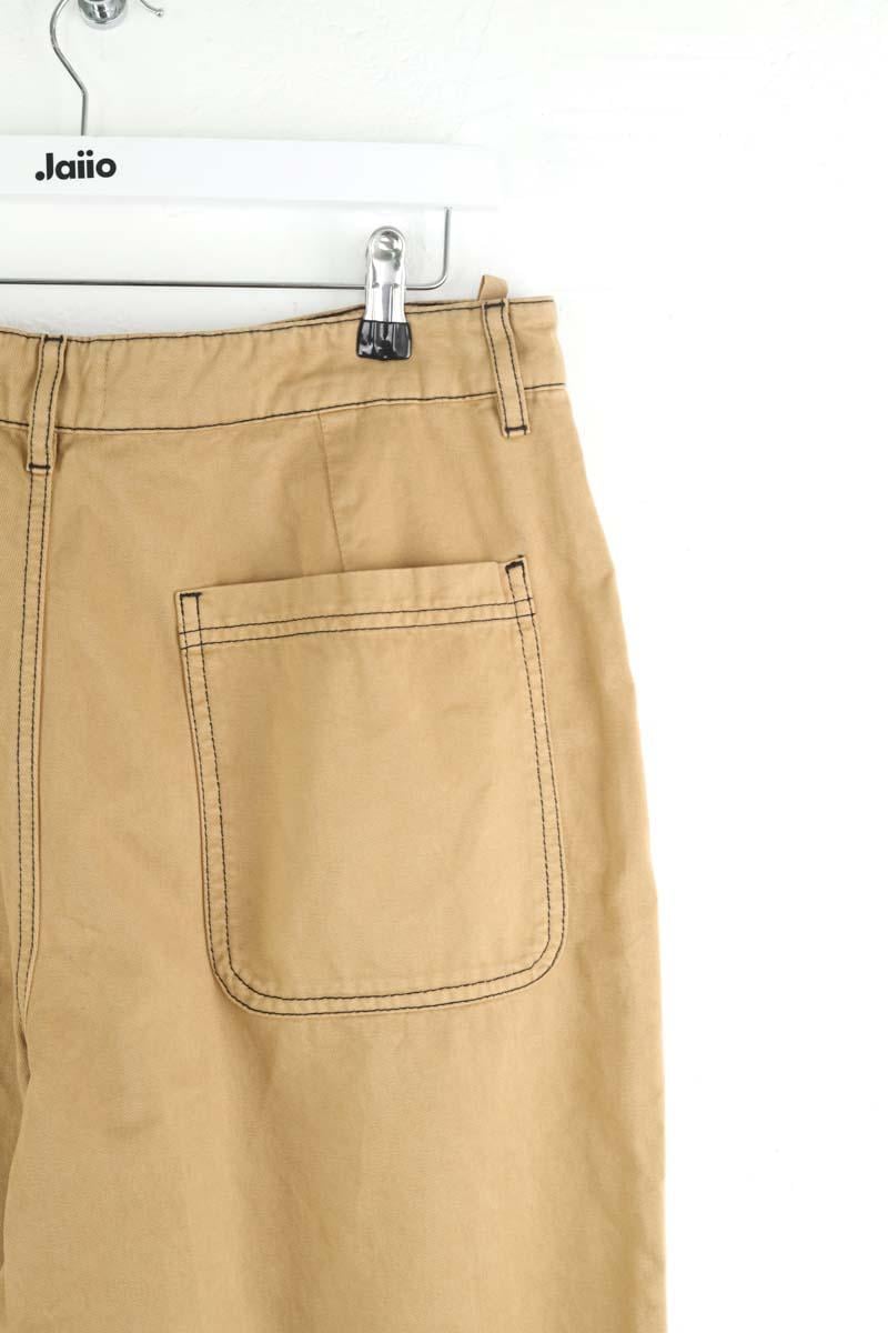 Slim-fit cotton cargo pants CHLOE STORA - SECONDE MAIN Beige