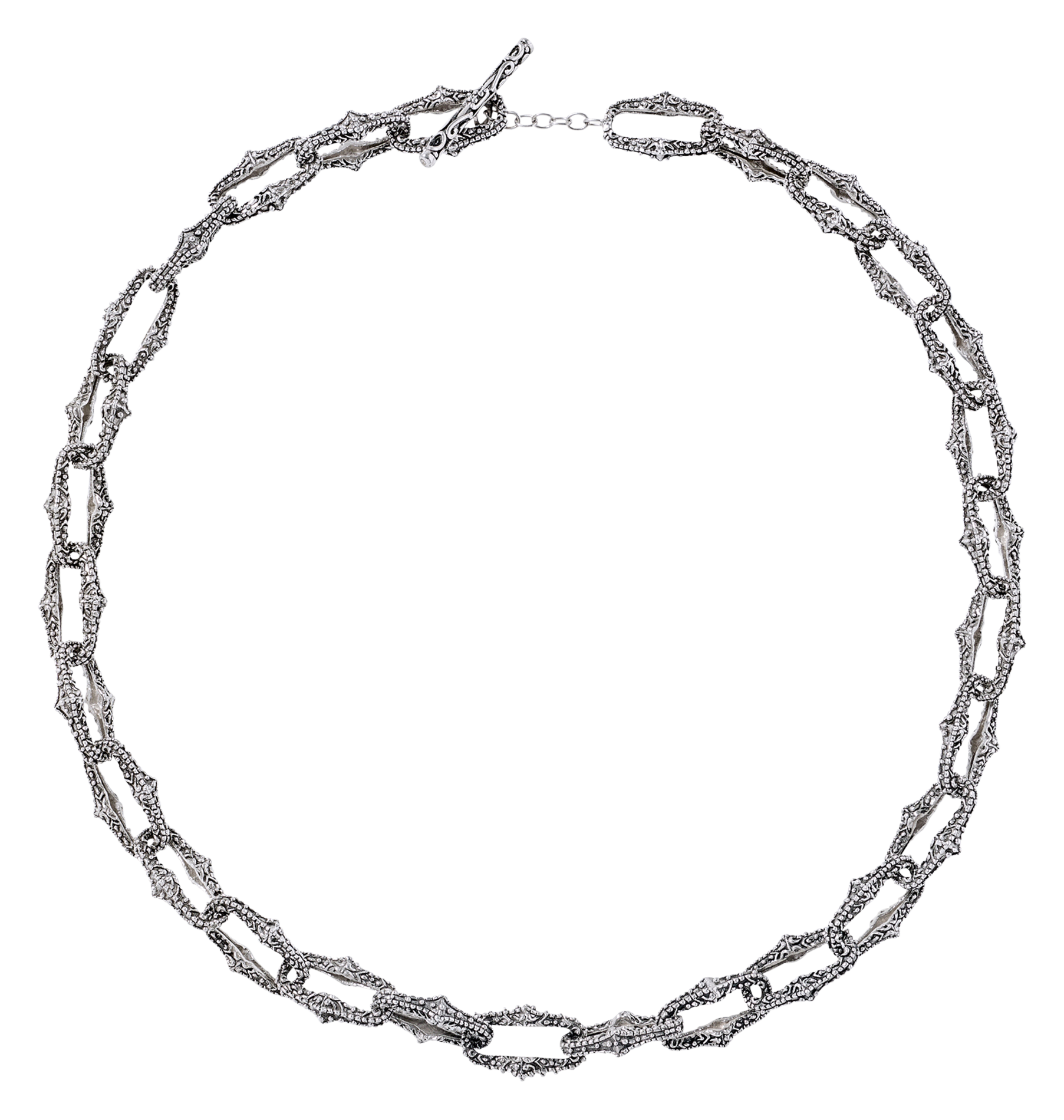 Zilveren schakelketting BA&SH Zilver