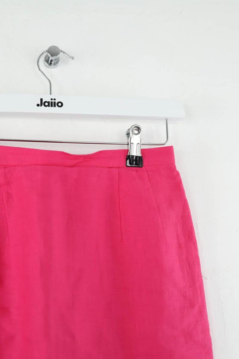 Linen mini-skirt KENZO - SECONDE MAIN Pink