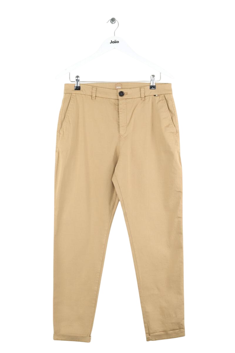 Slim-fit cotton cargo pants BOSS - SECONDE MAIN Beige