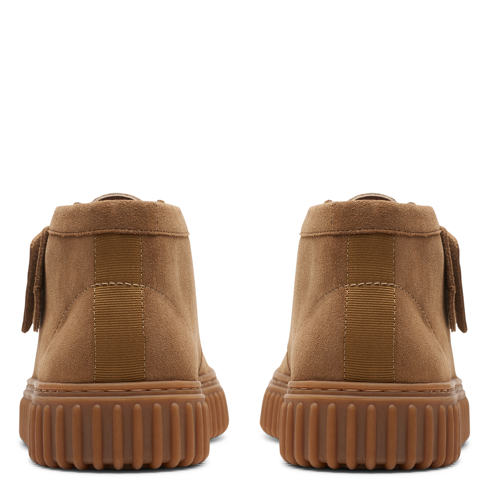 Suede leather derbies CLARKS Beige