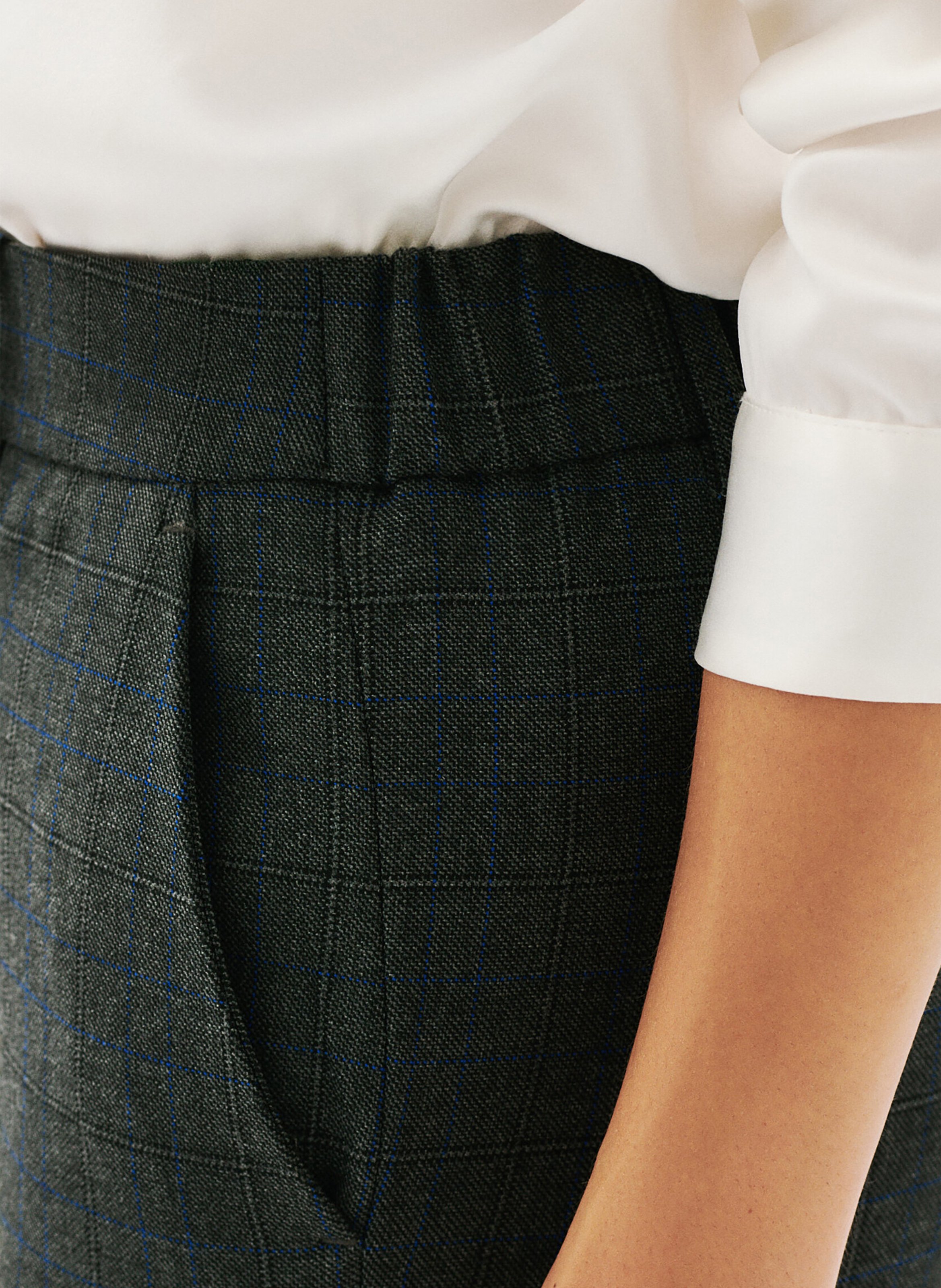 Pantalon droit  CAROLL Gris