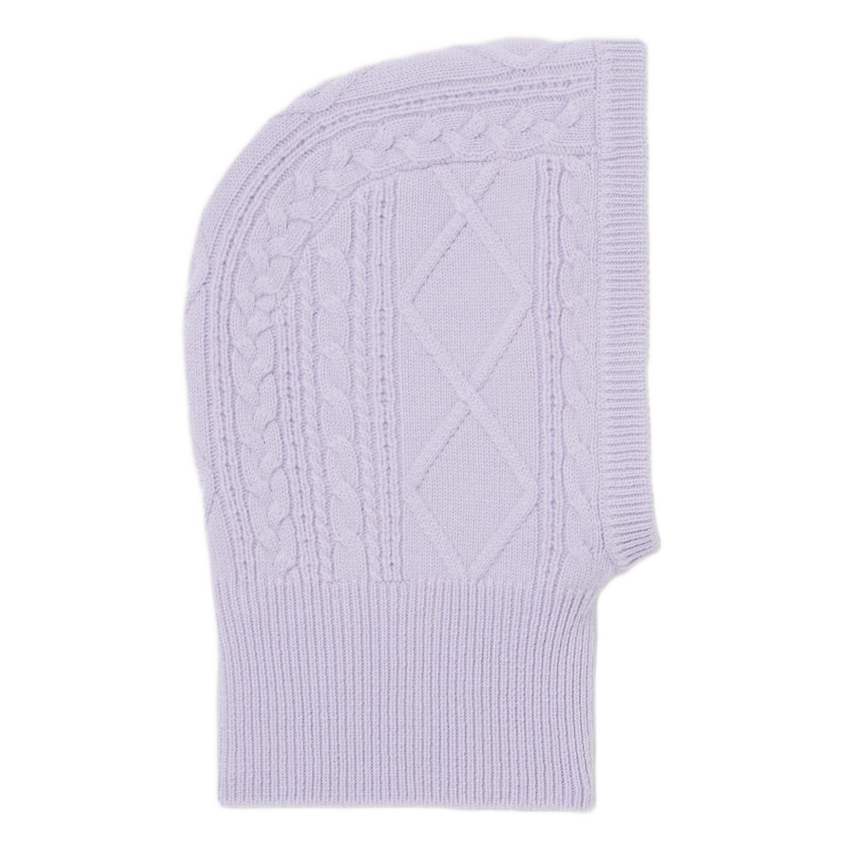 Effen capuchon van wol en kasjmier CLAUDIE PIERLOT Violet