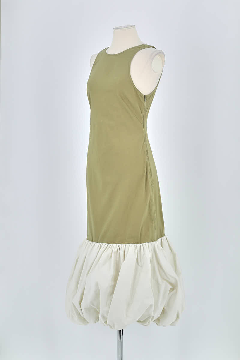 Dress GANNI - Seconde Main Khaki