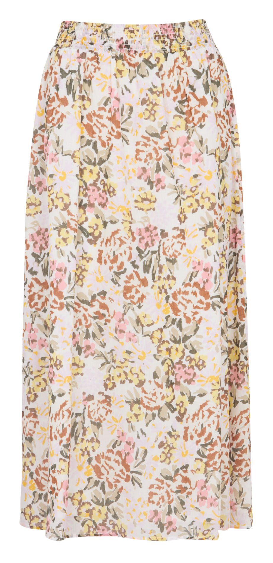 Katoenen lange rok met print DES PETITS HAUTS Veelkleurig