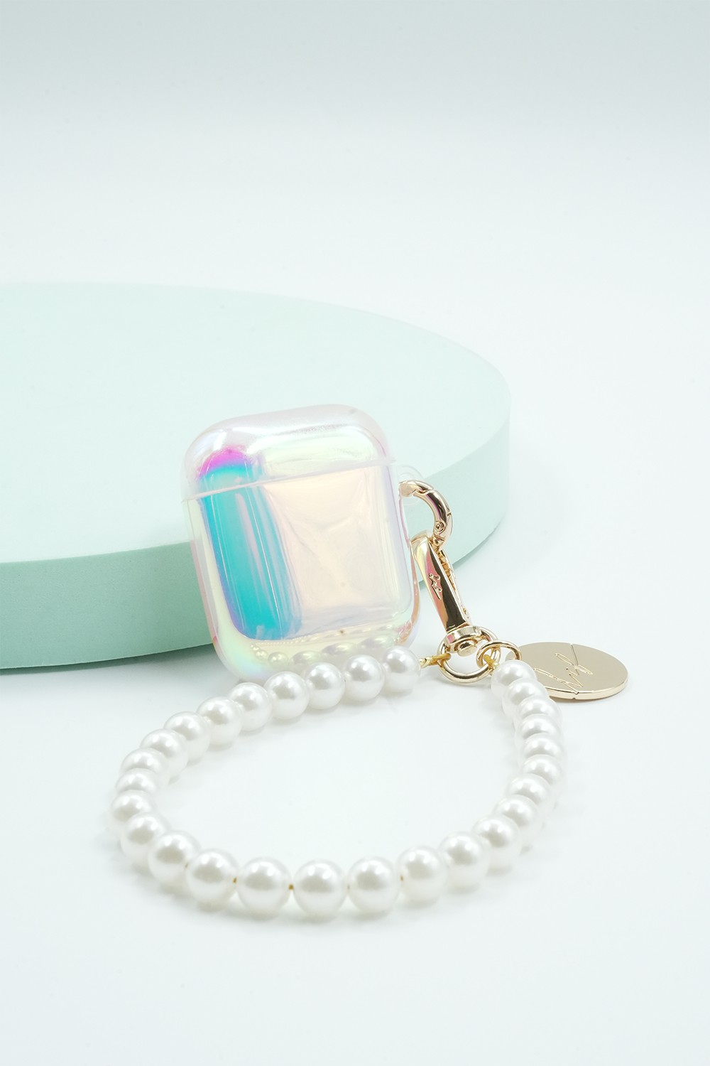 Holographic protective case for Airpods LA COQUE FRANCAISE Silver