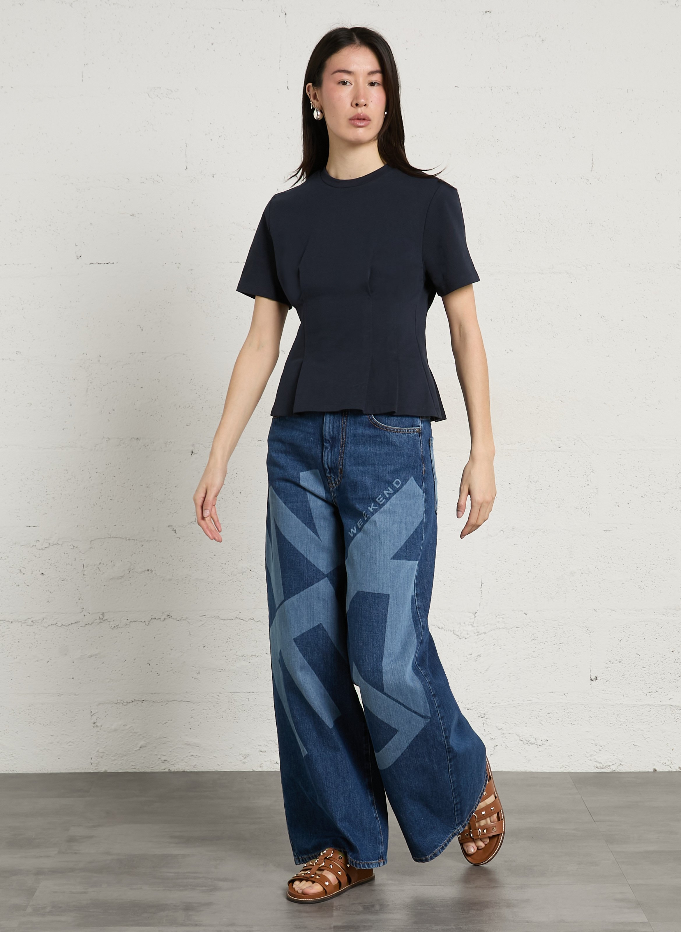 HOSE MAX MARA WEEK END Blau
