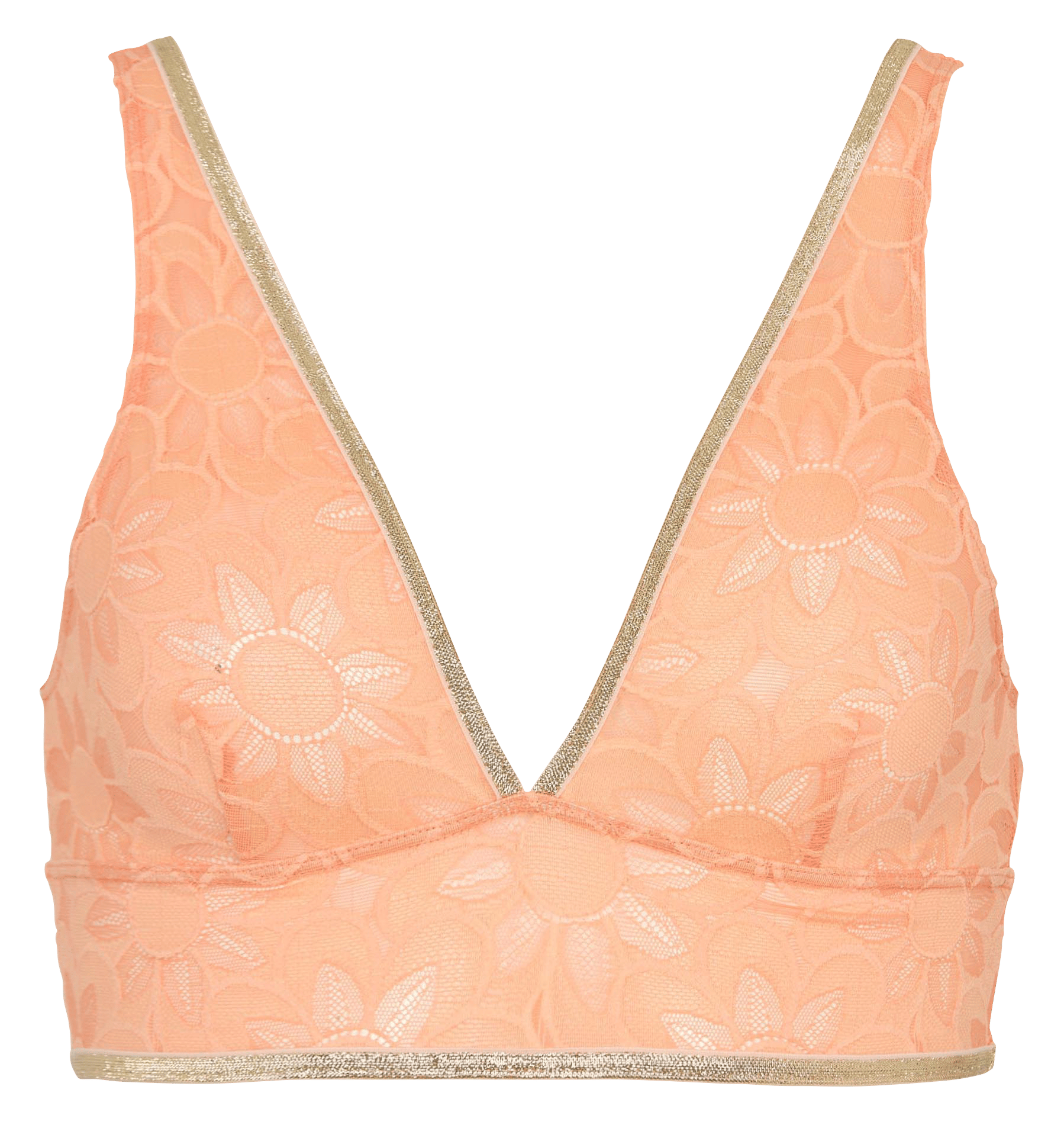 Brassière en dentelle LA NOUVELLE Orange